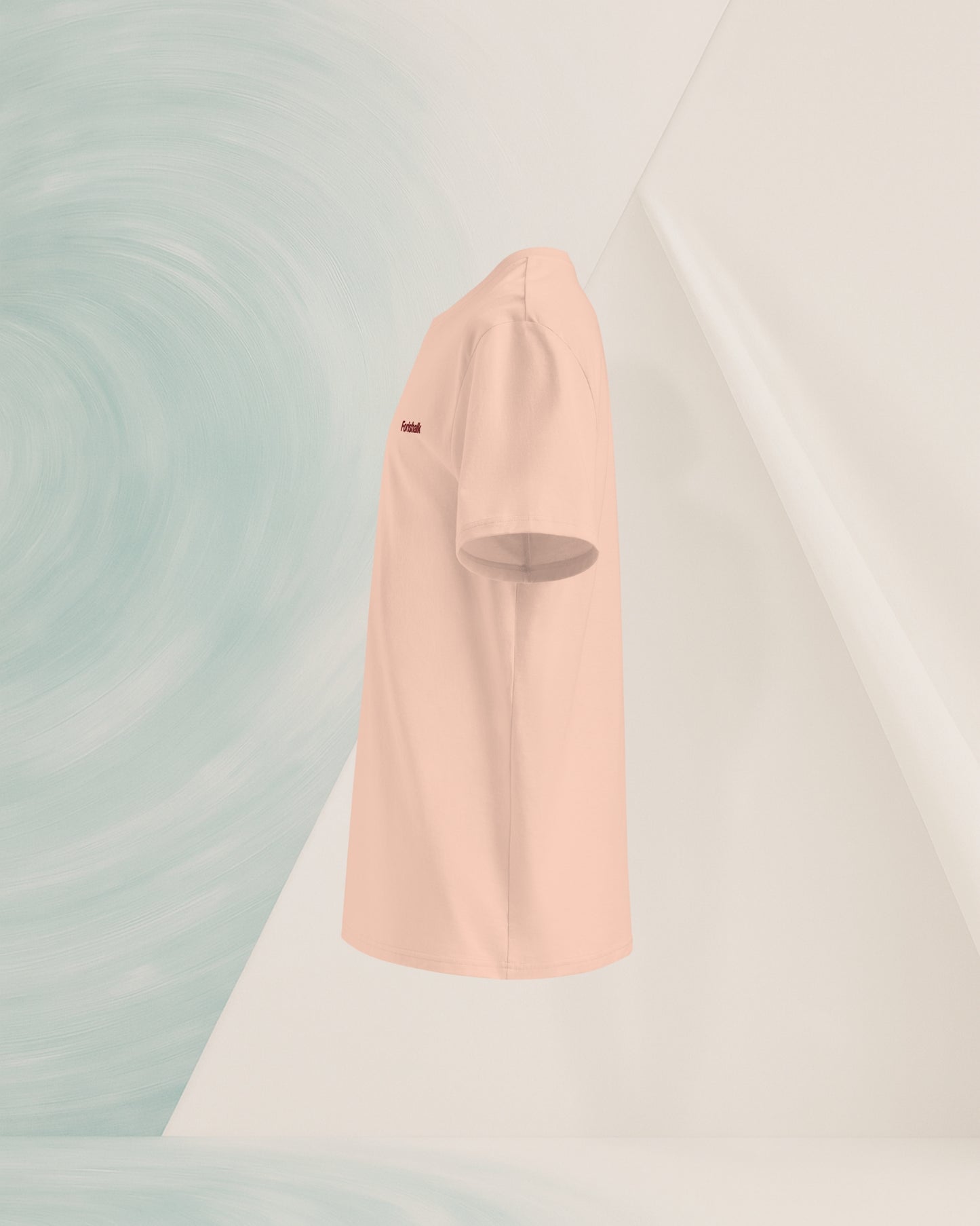 ORGANIC RING-SPUN COTTON PEACH T-SHIRT