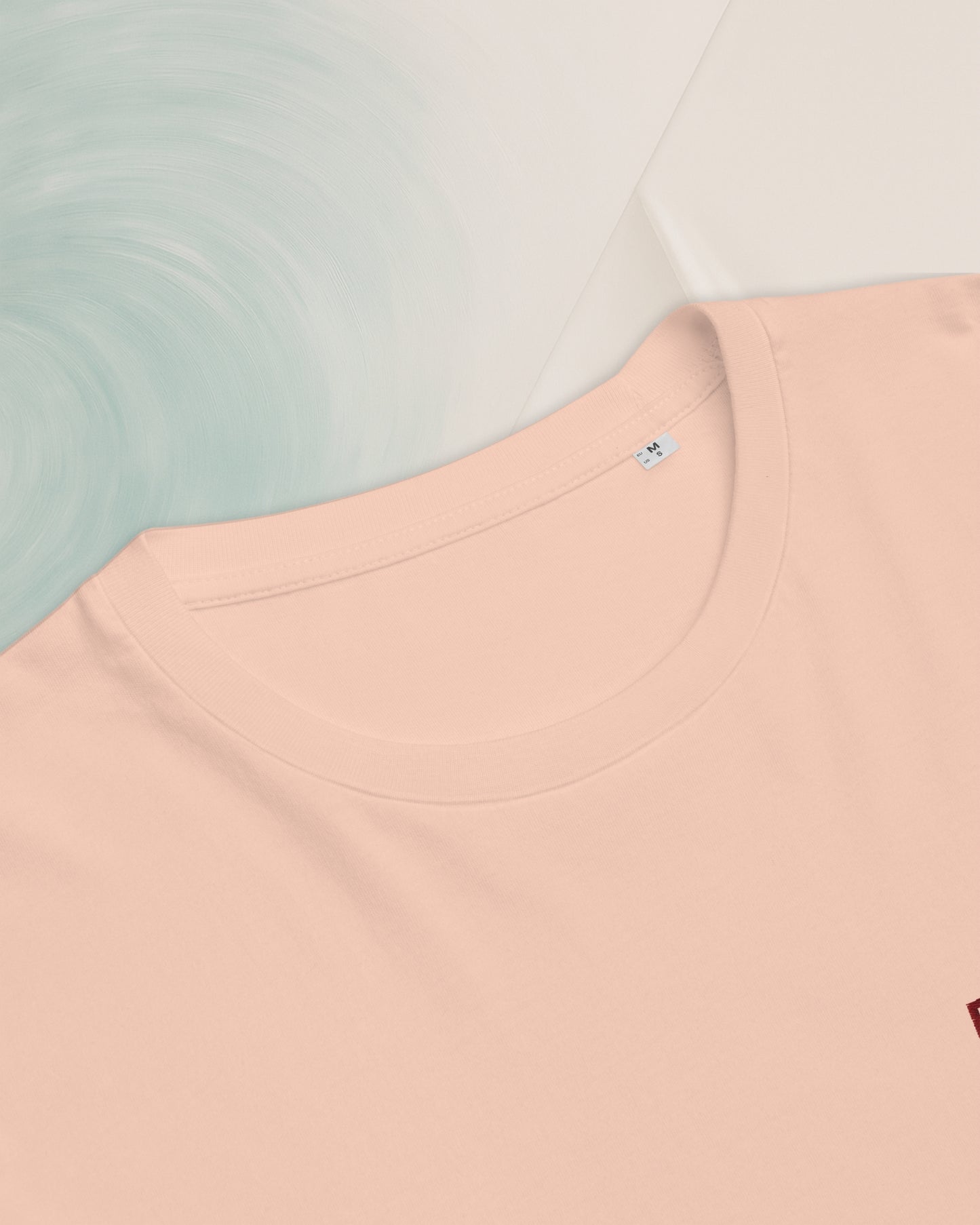 ORGANIC RING-SPUN COTTON PEACH T-SHIRT