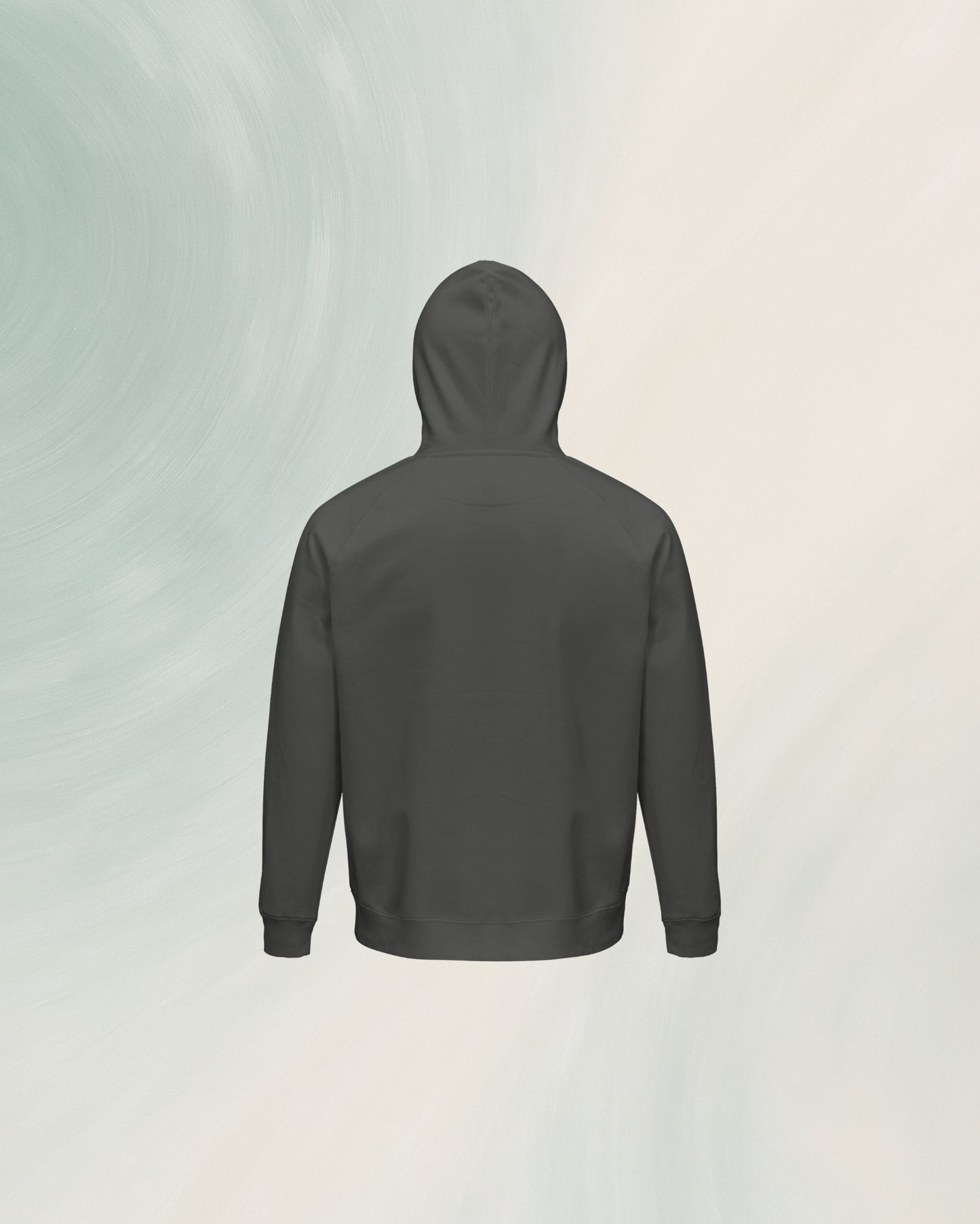 HOODIE CHARCOAL GRIS EN COTON BIO
