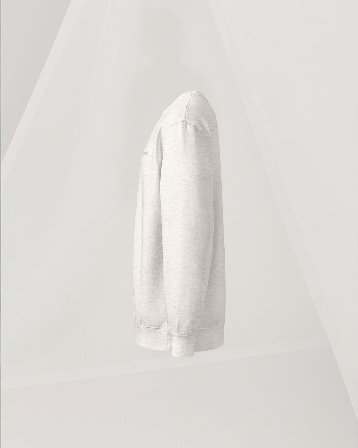 CLEAR WHITE SWEATSHIRT