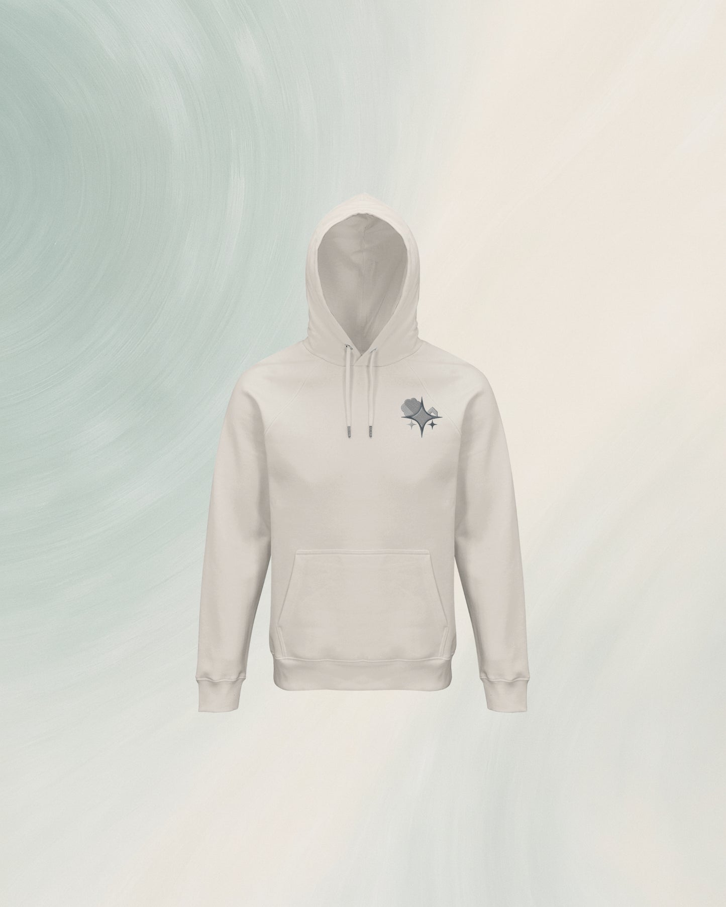 HOODIE OFF WHITE EN COTON BIO