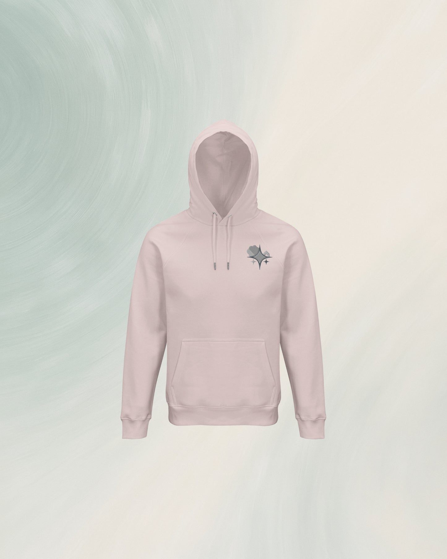 Pale Pink Organic Cotton Hoodie