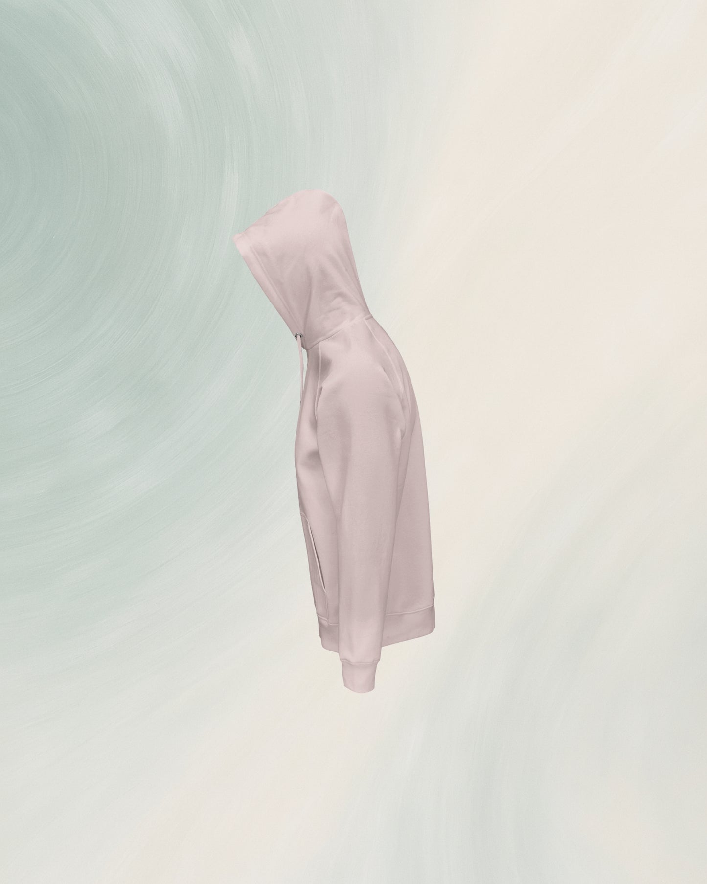 Pale Pink Organic Cotton Hoodie