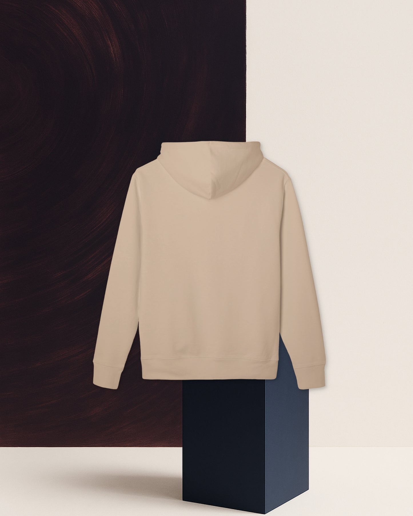 HOODIE BEIGE SABLE EN COTON