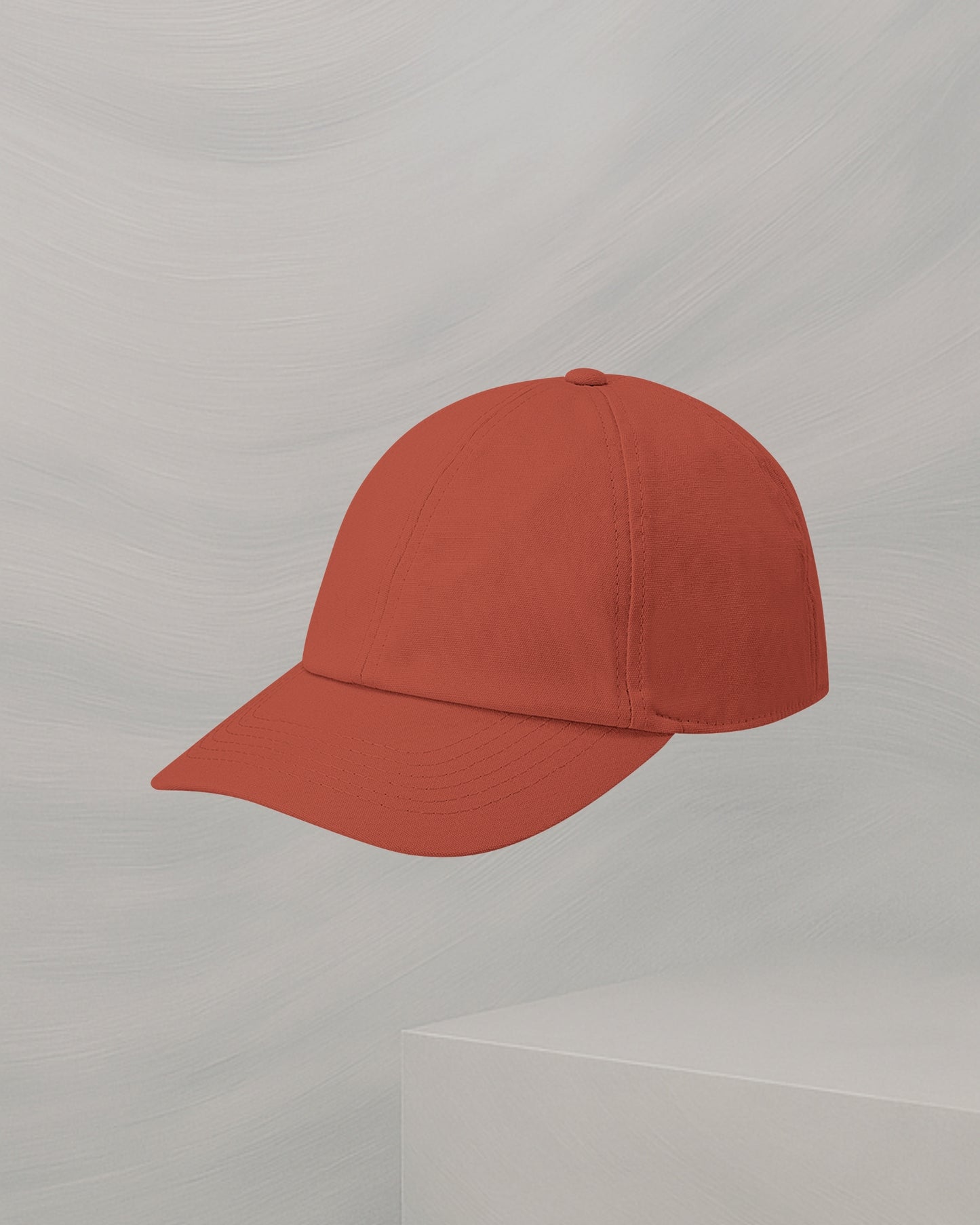 CASQUETTE ROUGE TERRE EN COTON ORGANIQUE