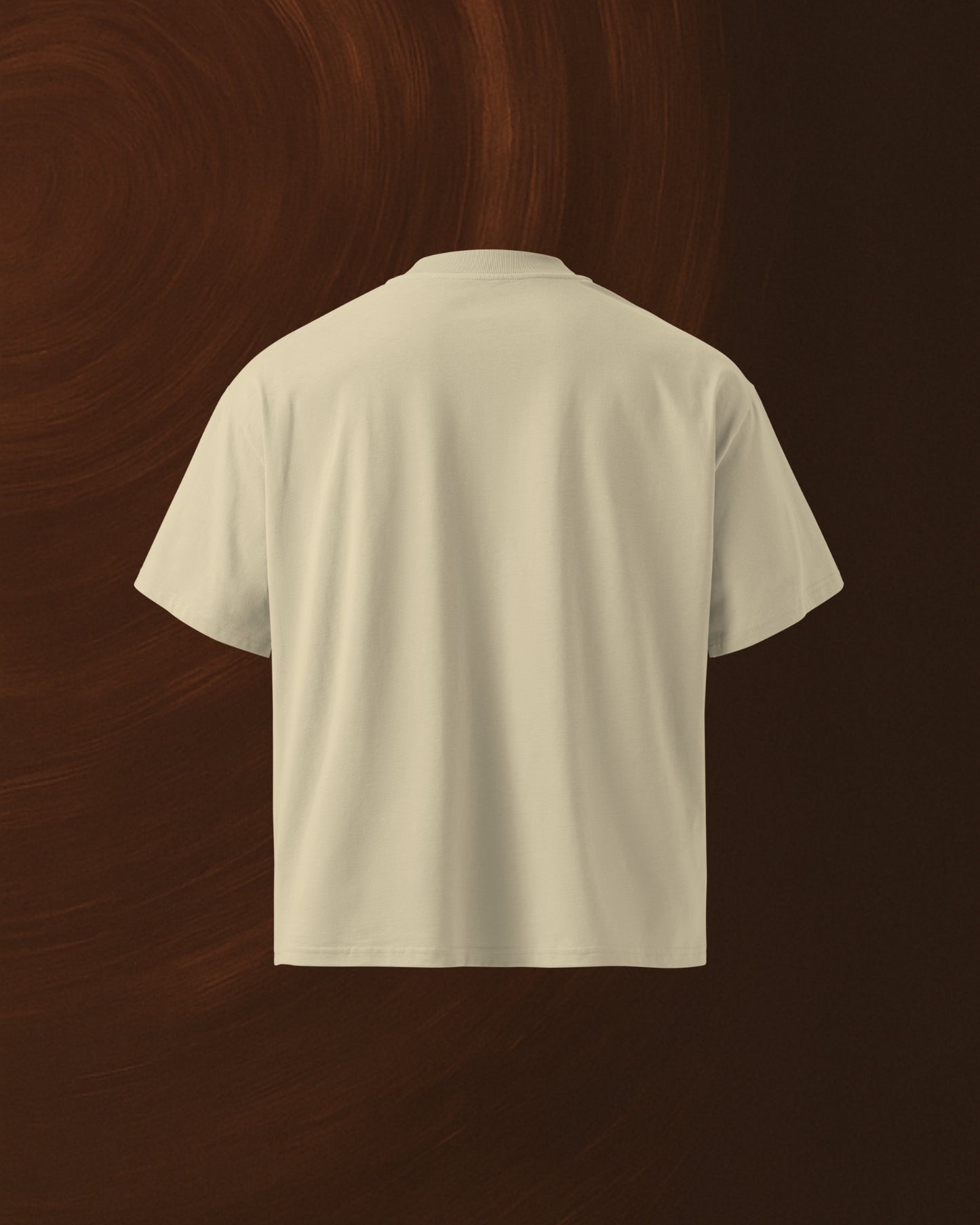 T-SHIRT BEIGE EN COTON PEIGNÉ BIO