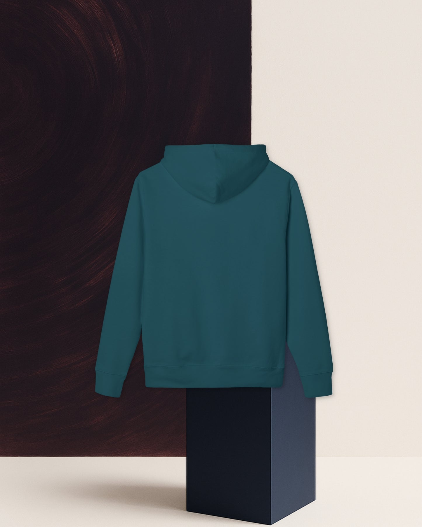 HOODIE BLEU EN COTON