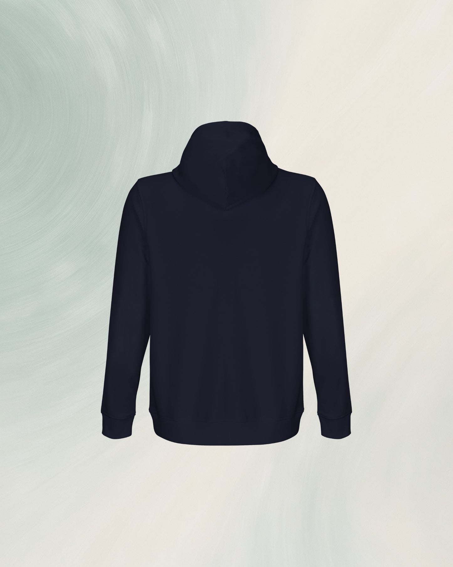 HOODIE BLEU MARINE EN COTON EN CONVERSION BIO