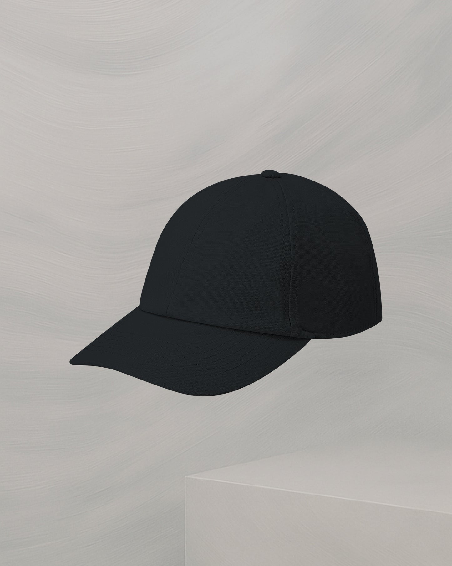 CASQUETTE NOIR EN COTON ORGANIQUE