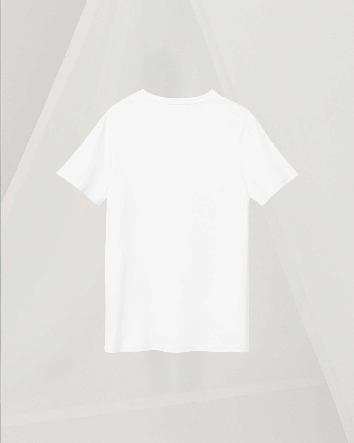 WHITE COTTON T-SHIRT