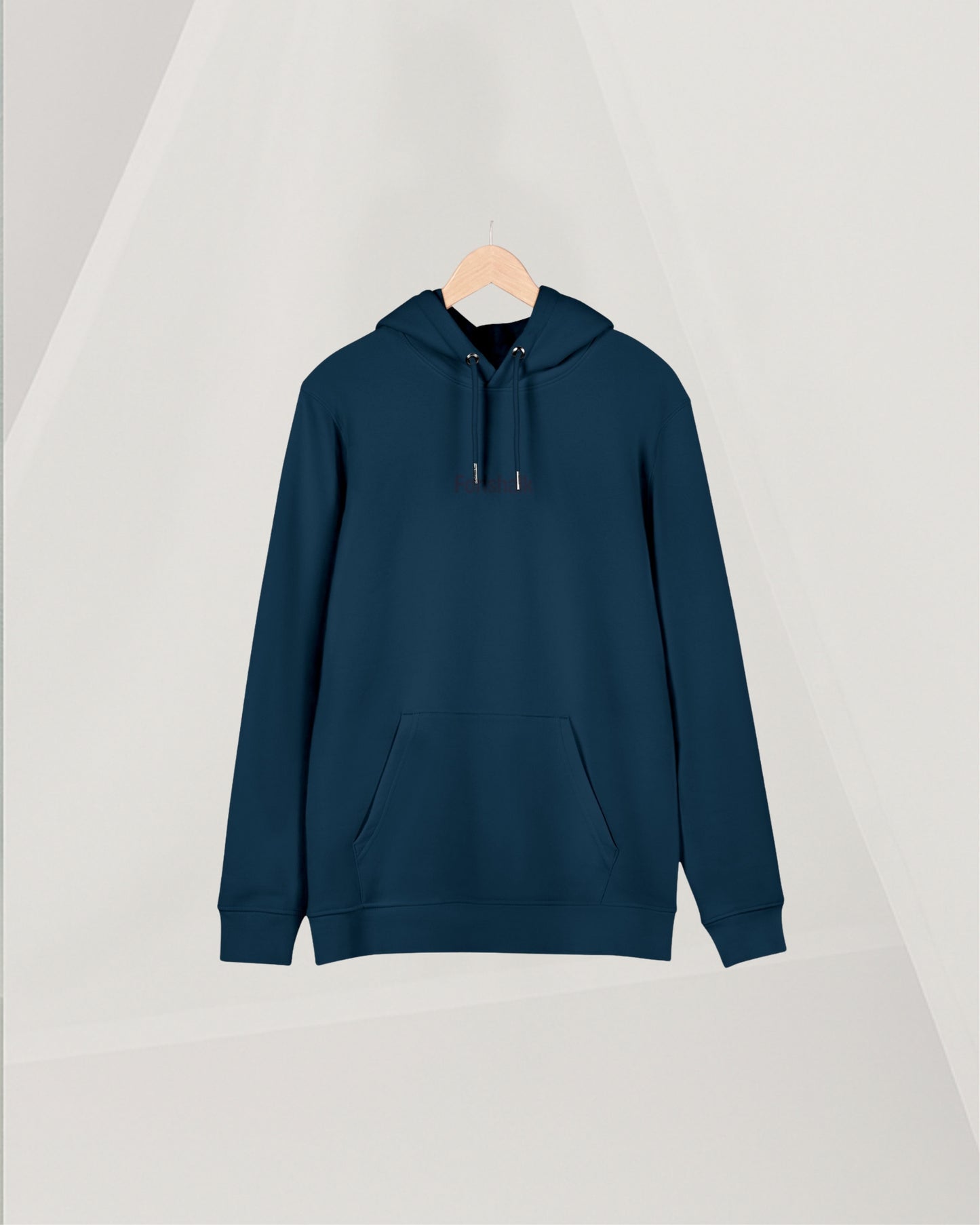 NAVY BLUE COTTON HOODIE