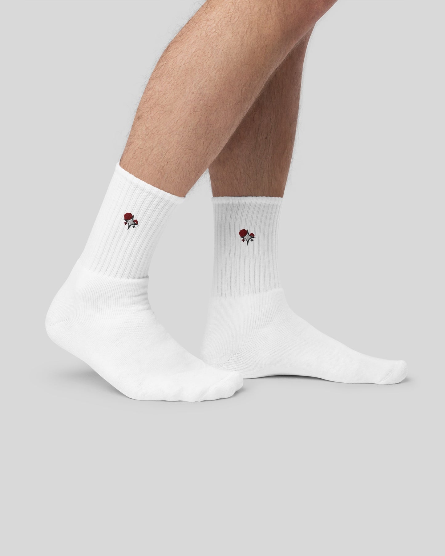 WHITE COTTON SOCKS