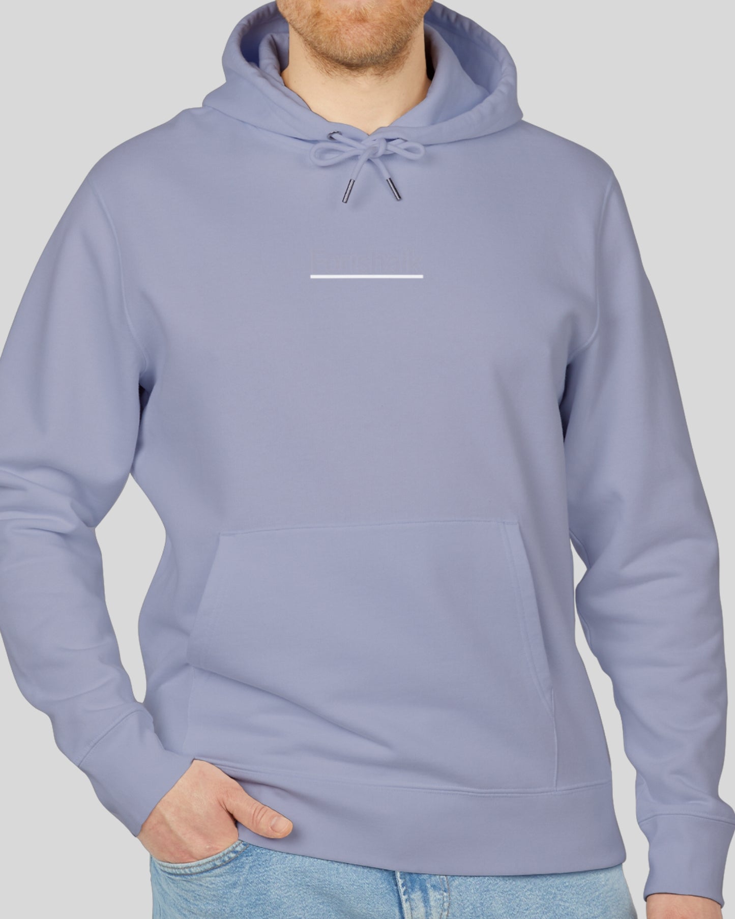 HOODIE MAUVE EN COTON