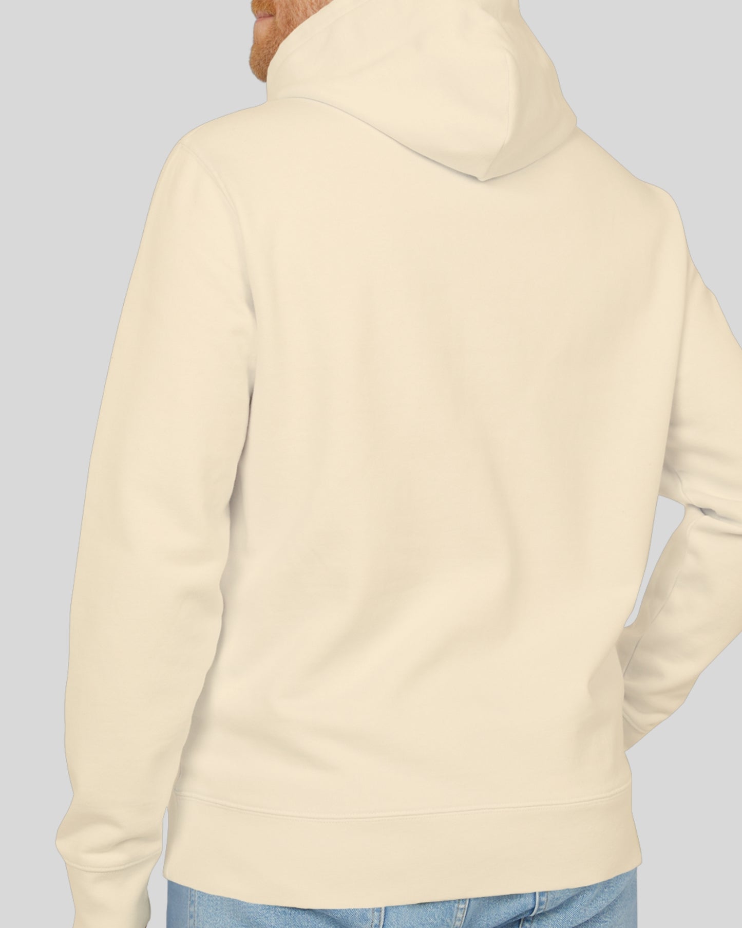HOODIE BEIGE NATUREL EN COTON