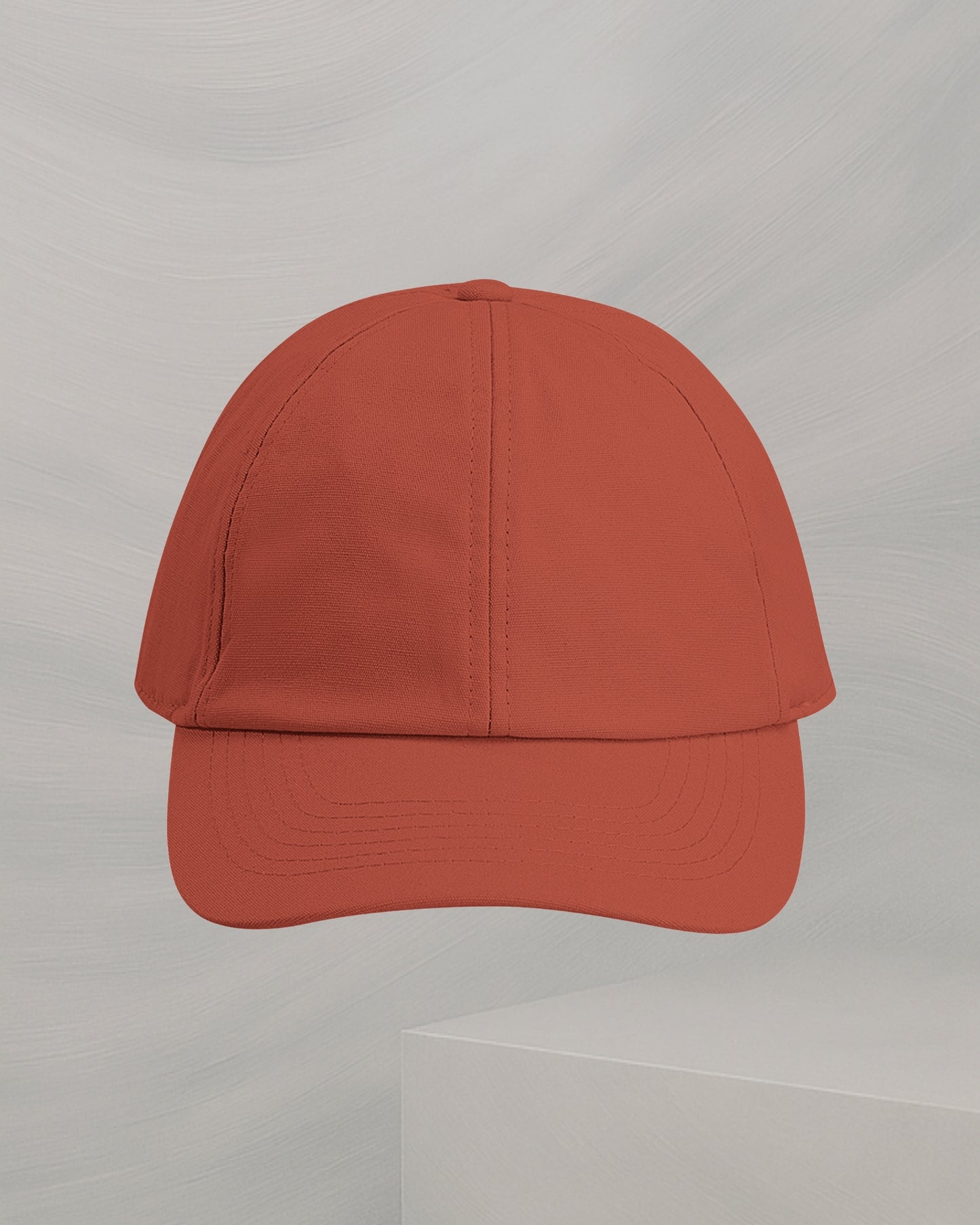 CASQUETTE ROUGE TERRE EN COTON ORGANIQUE