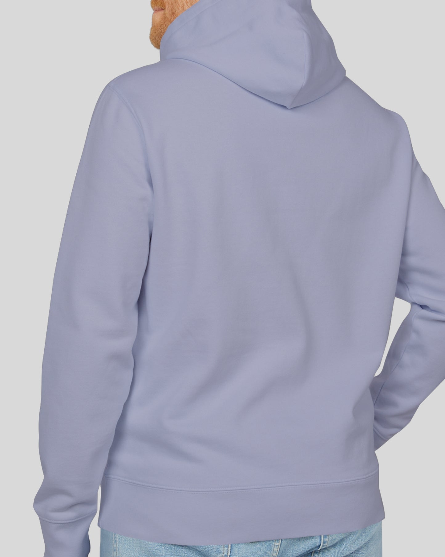 HOODIE MAUVE EN COTON