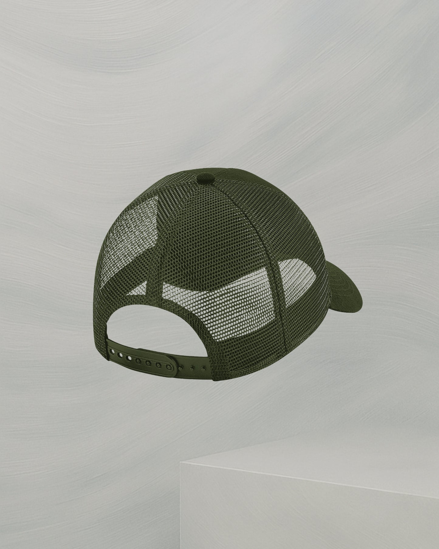 CASQUETTE VERT OLIVE BREATH EN COTON ORGANIQUE