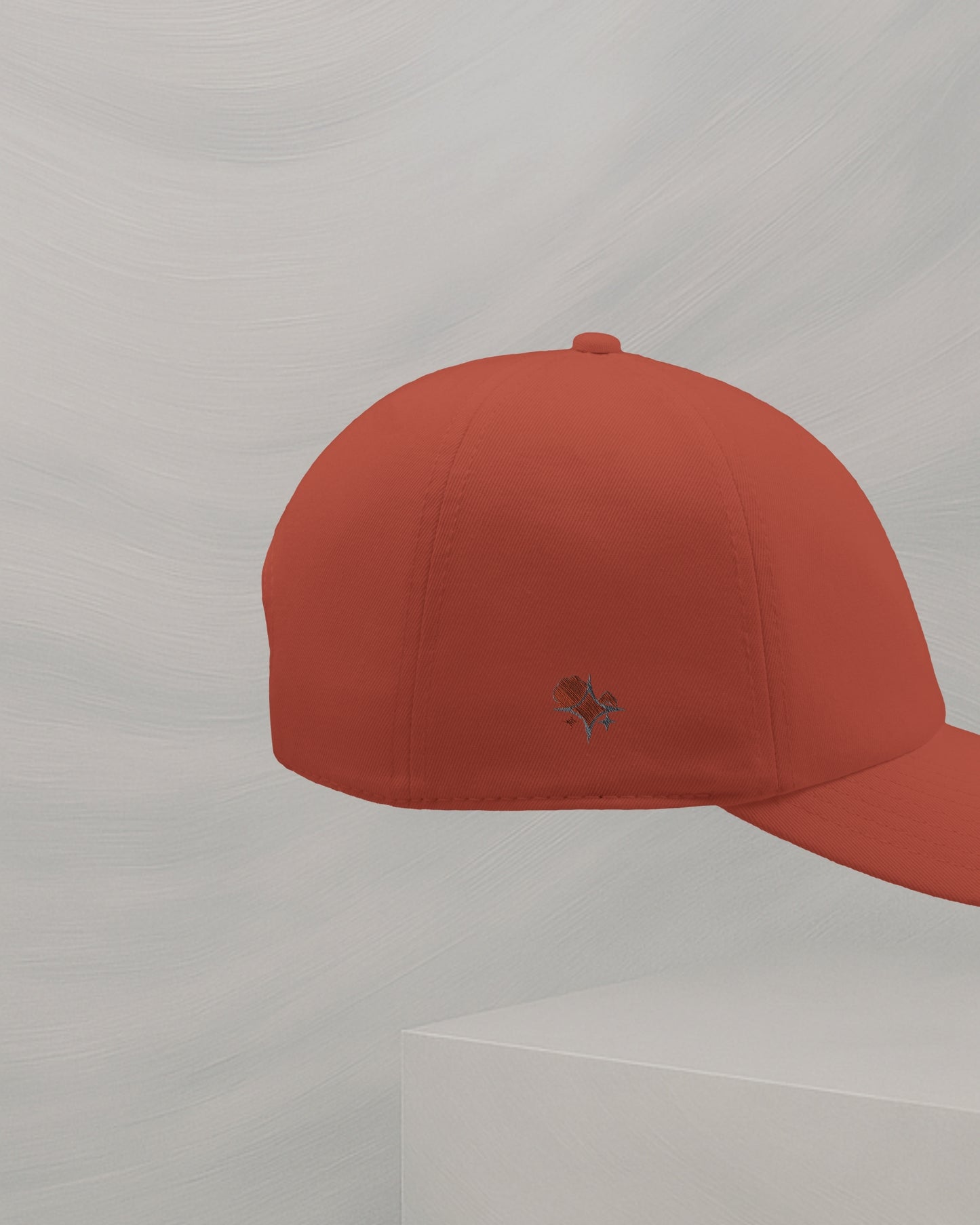 CASQUETTE ROUGE TERRE EN COTON ORGANIQUE