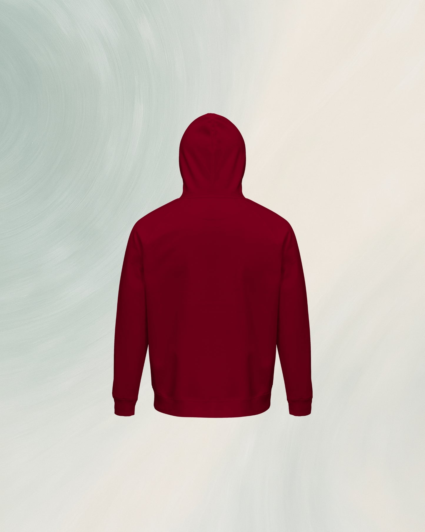 HOODIE BURGUNDY EN COTON BIO