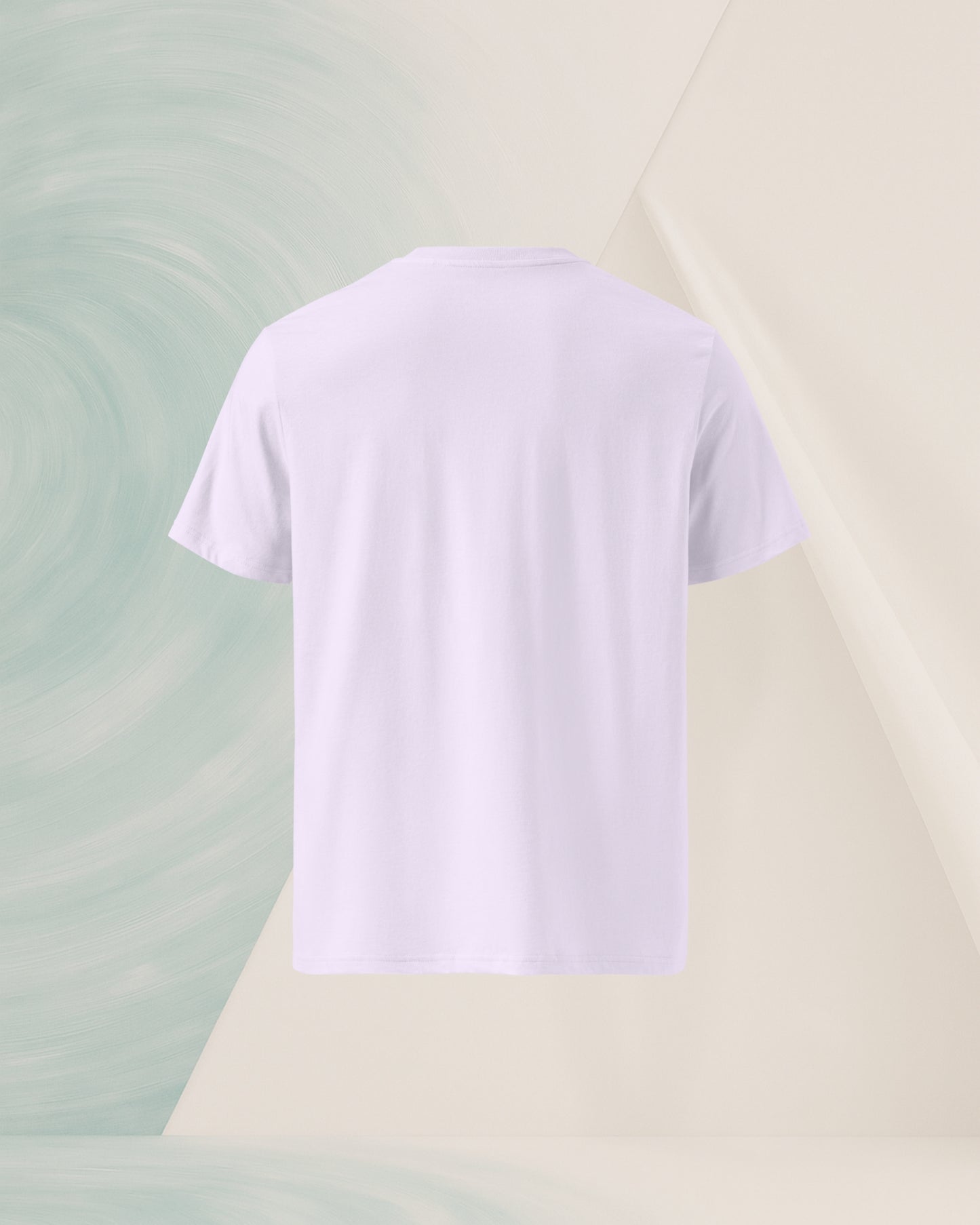 LAVENDER T-SHIRT IN ORGANIC RING-SPUN COTTON