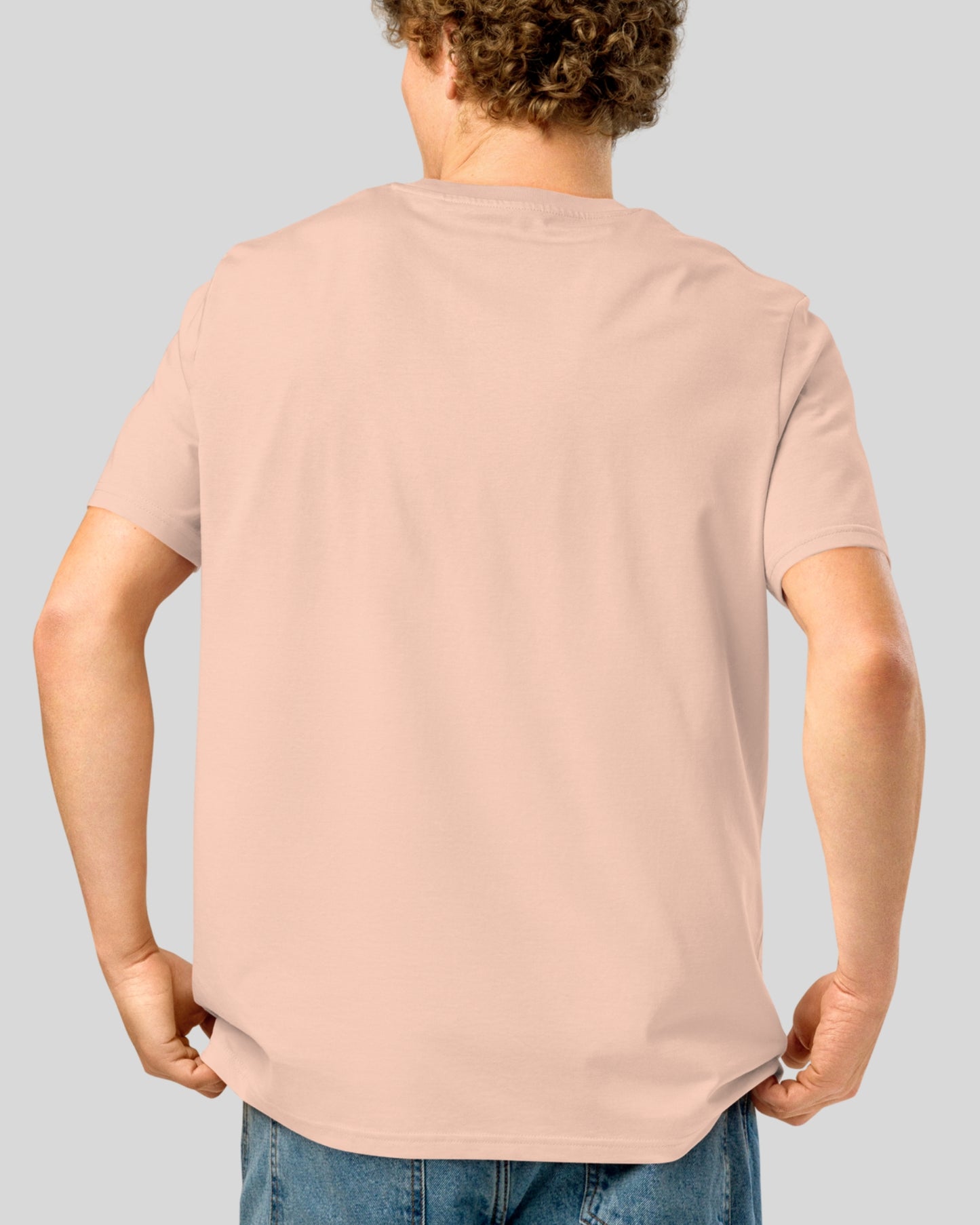 ORGANIC COTTON PEACH T-SHIRT