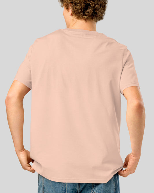 ORGANIC COTTON PEACH T-SHIRT