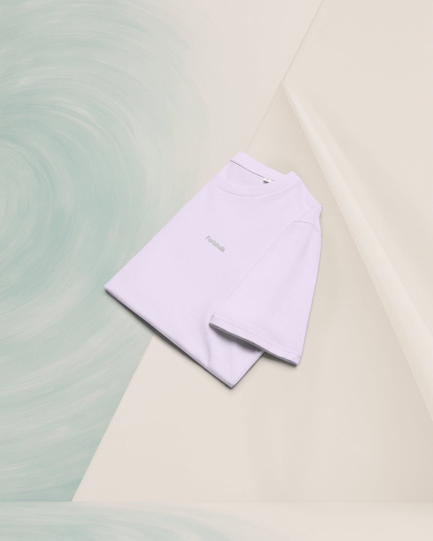 LAVENDER T-SHIRT IN ORGANIC RING-SPUN COTTON