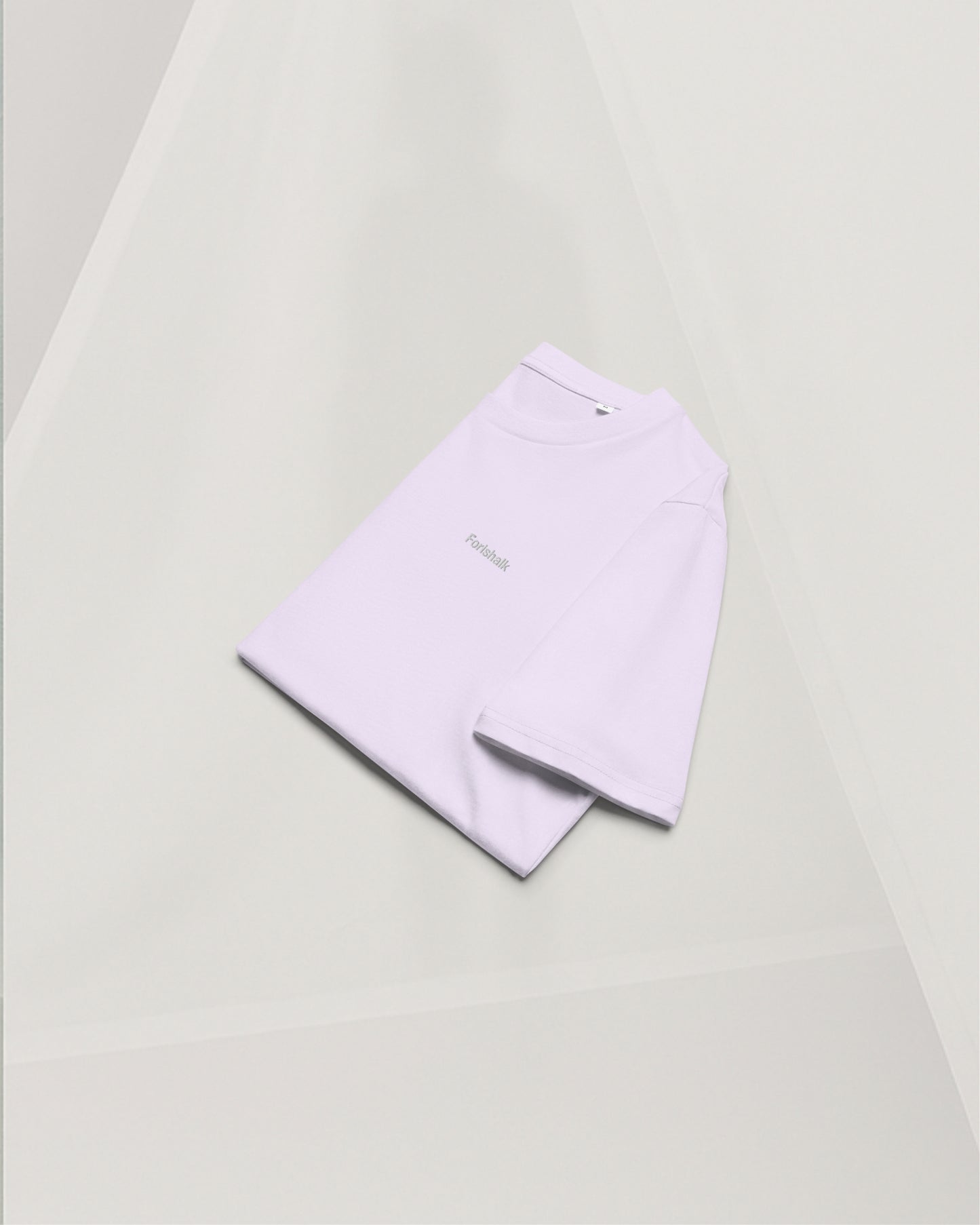 LAVENDER T-SHIRT IN ORGANIC RING-SPUN COTTON