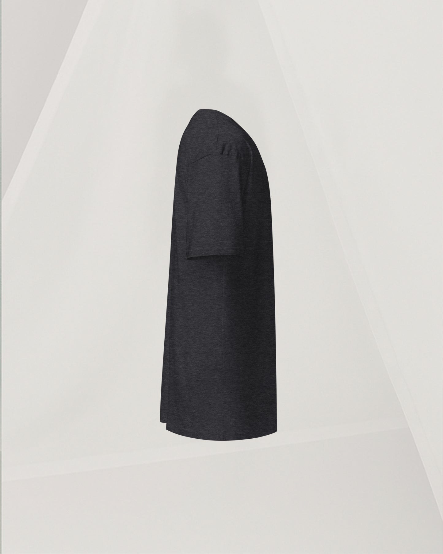 HEAVYWEIGHT CHARCOAL COMBED COTTON T-SHIRT