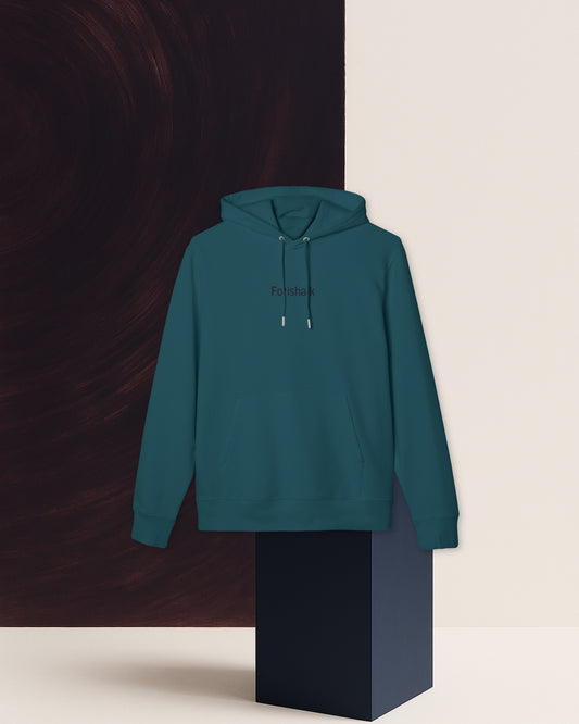 BLUE COTTON HOODIE