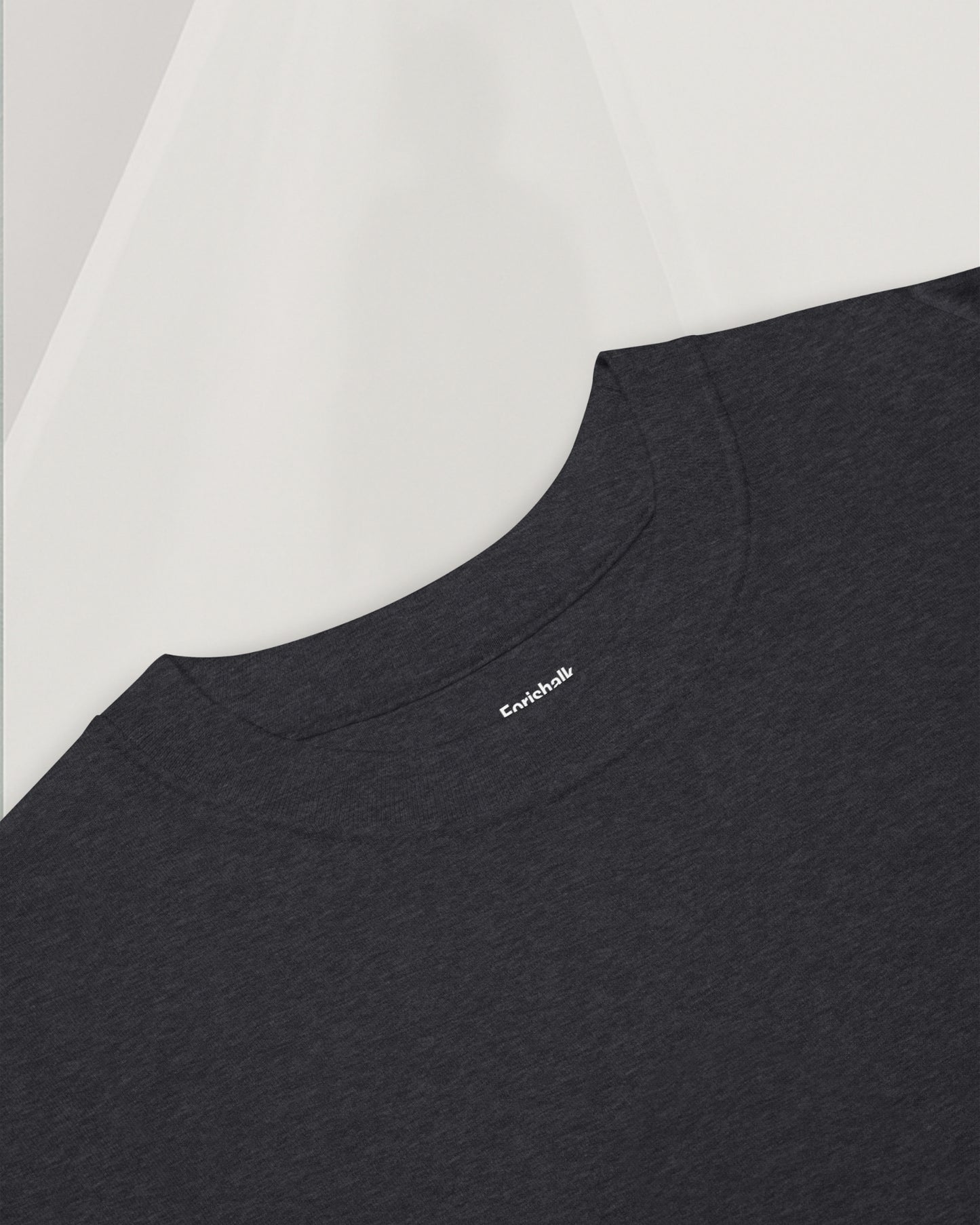 HEAVYWEIGHT CHARCOAL COMBED COTTON T-SHIRT