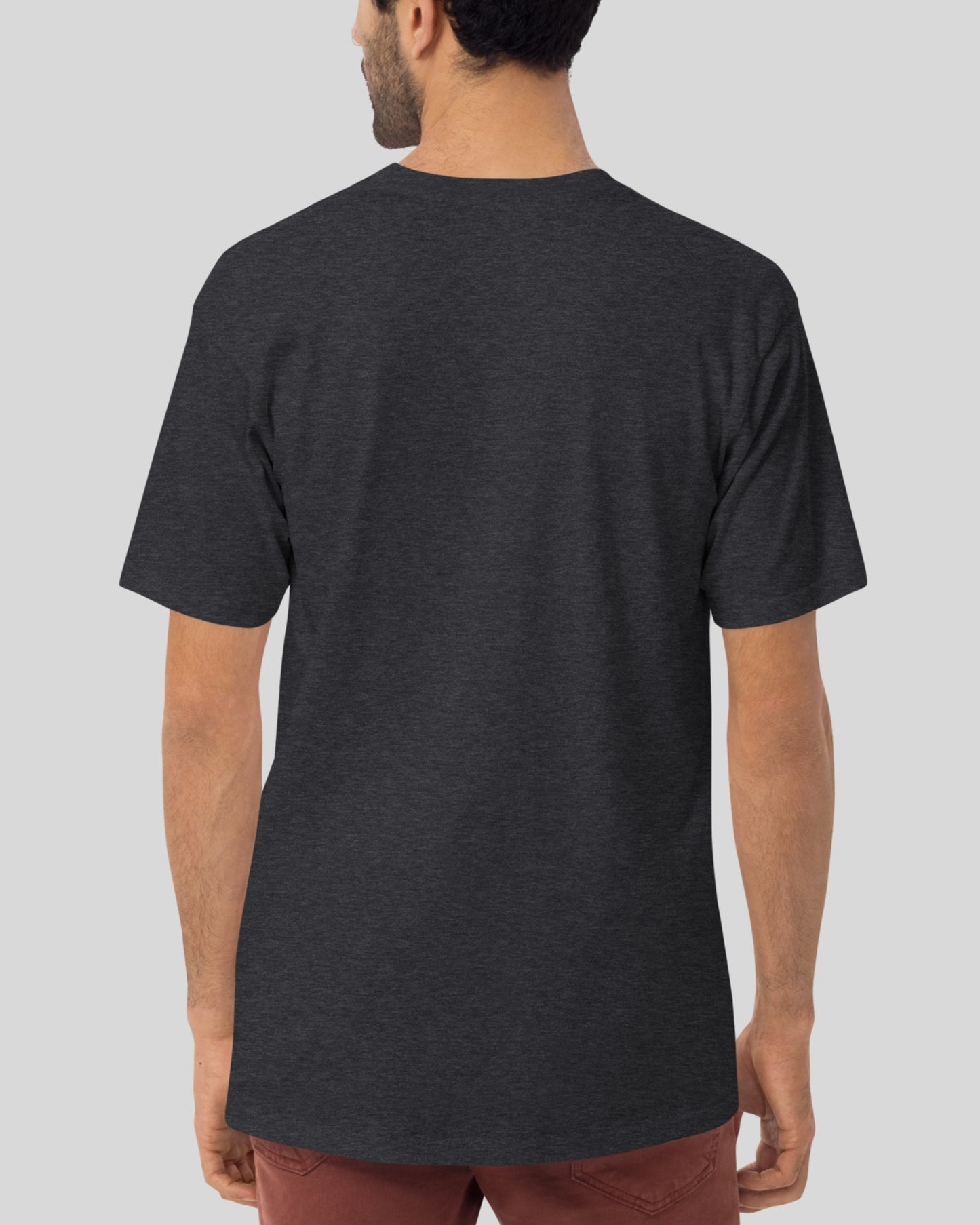 HEAVYWEIGHT CHARCOAL COMBED COTTON T-SHIRT