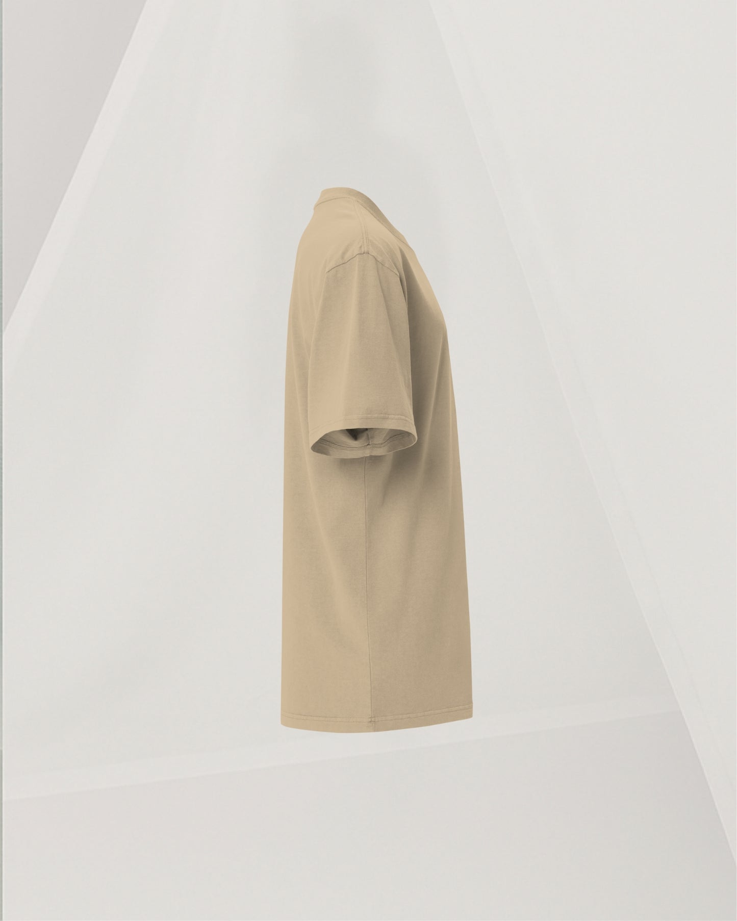 SIGNED ORANGE KHAKI T-SHIRT IN CARDED COTTON