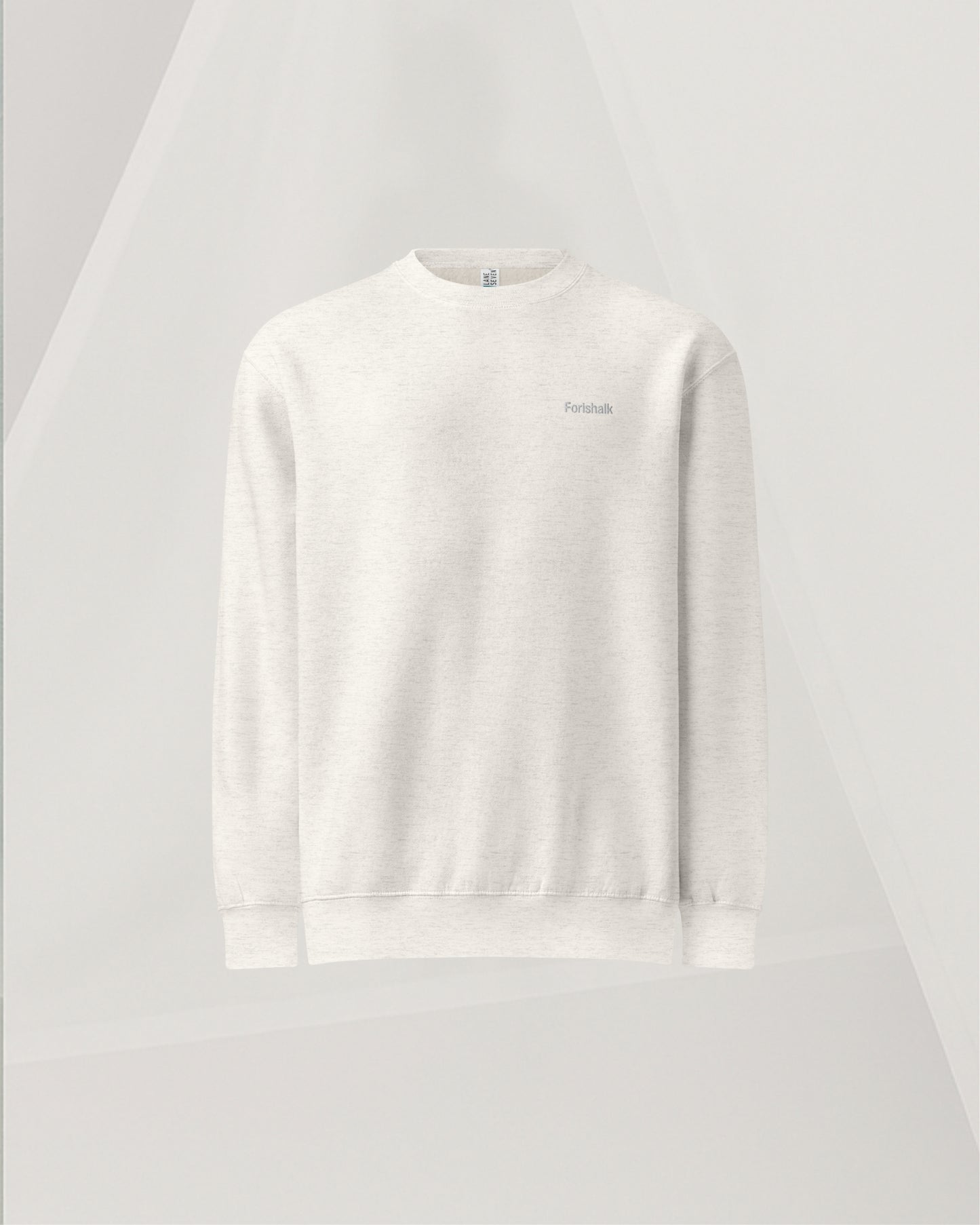 CLEAR WHITE SWEATSHIRT 