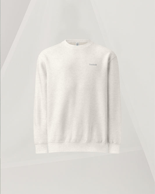 CLEAR WHITE SWEATSHIRT 