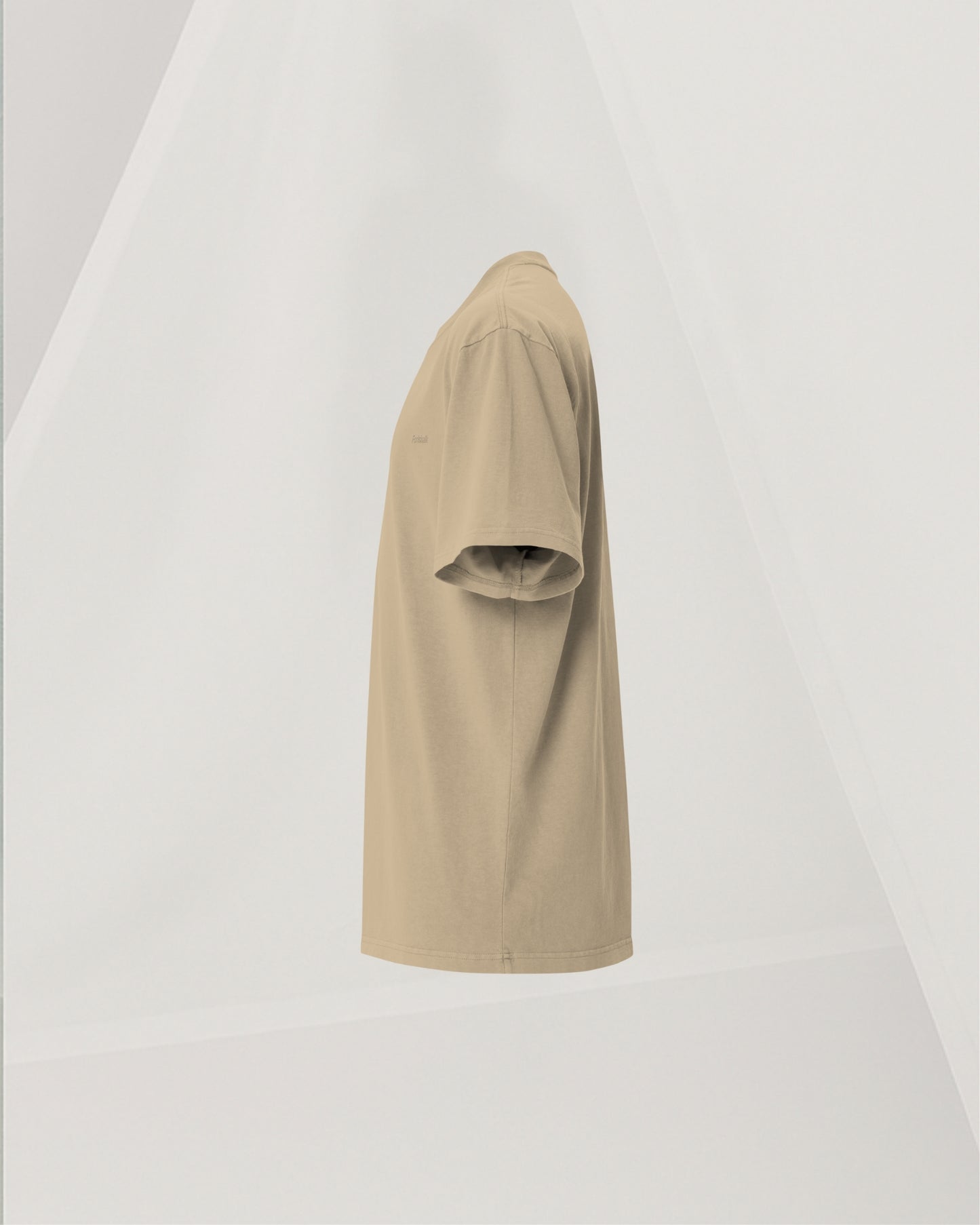 SIGNED ORANGE KHAKI T-SHIRT IN CARDED COTTON