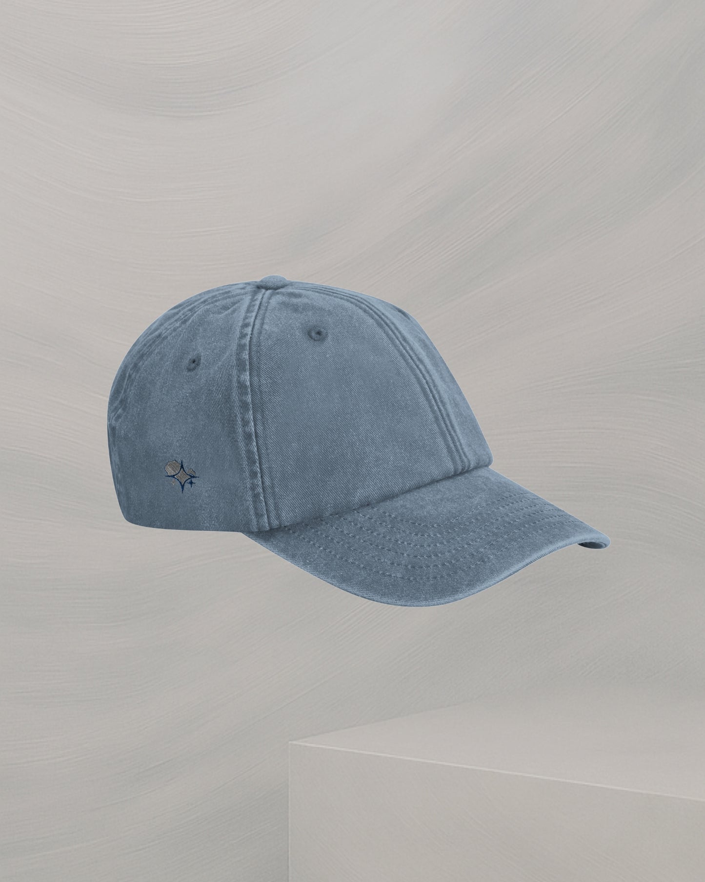 LIGHT BRUSHED COTTON DENIM CAP
