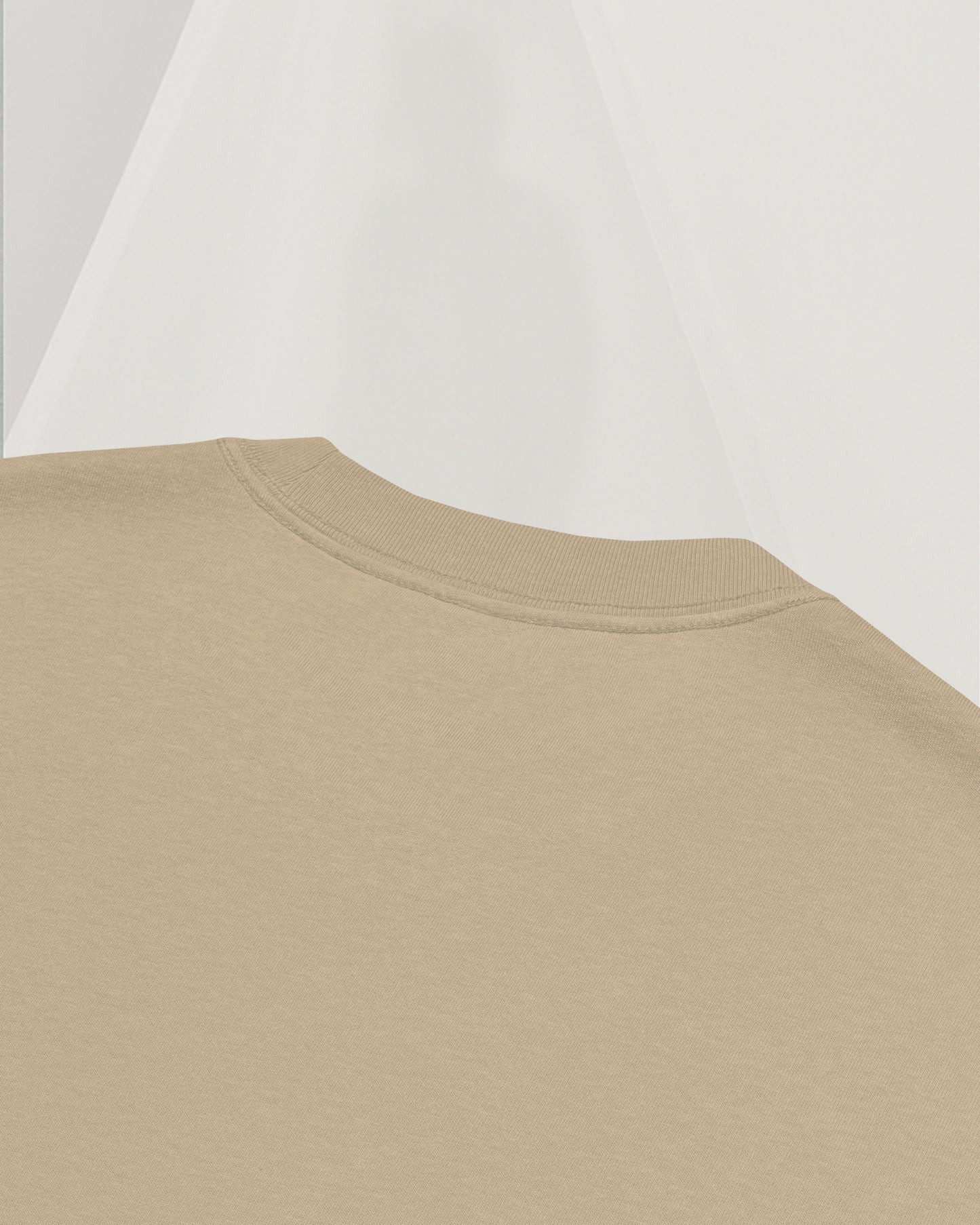 SIGNED ORANGE KHAKI T-SHIRT IN CARDED COTTON