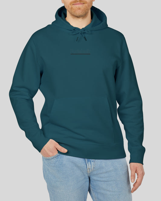 BLUE COTTON HOODIE