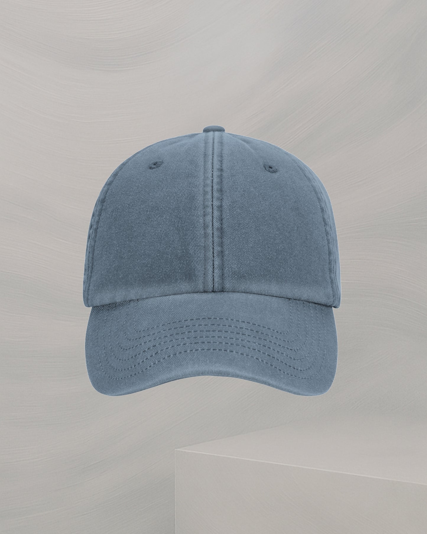LIGHT BRUSHED COTTON DENIM CAP