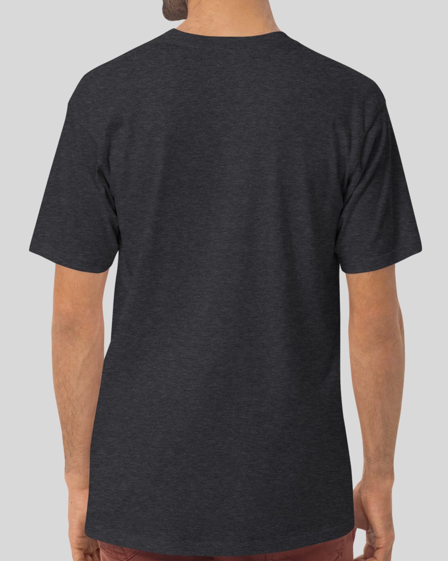 HEAVYWEIGHT CHARCOAL COMBED COTTON T-SHIRT