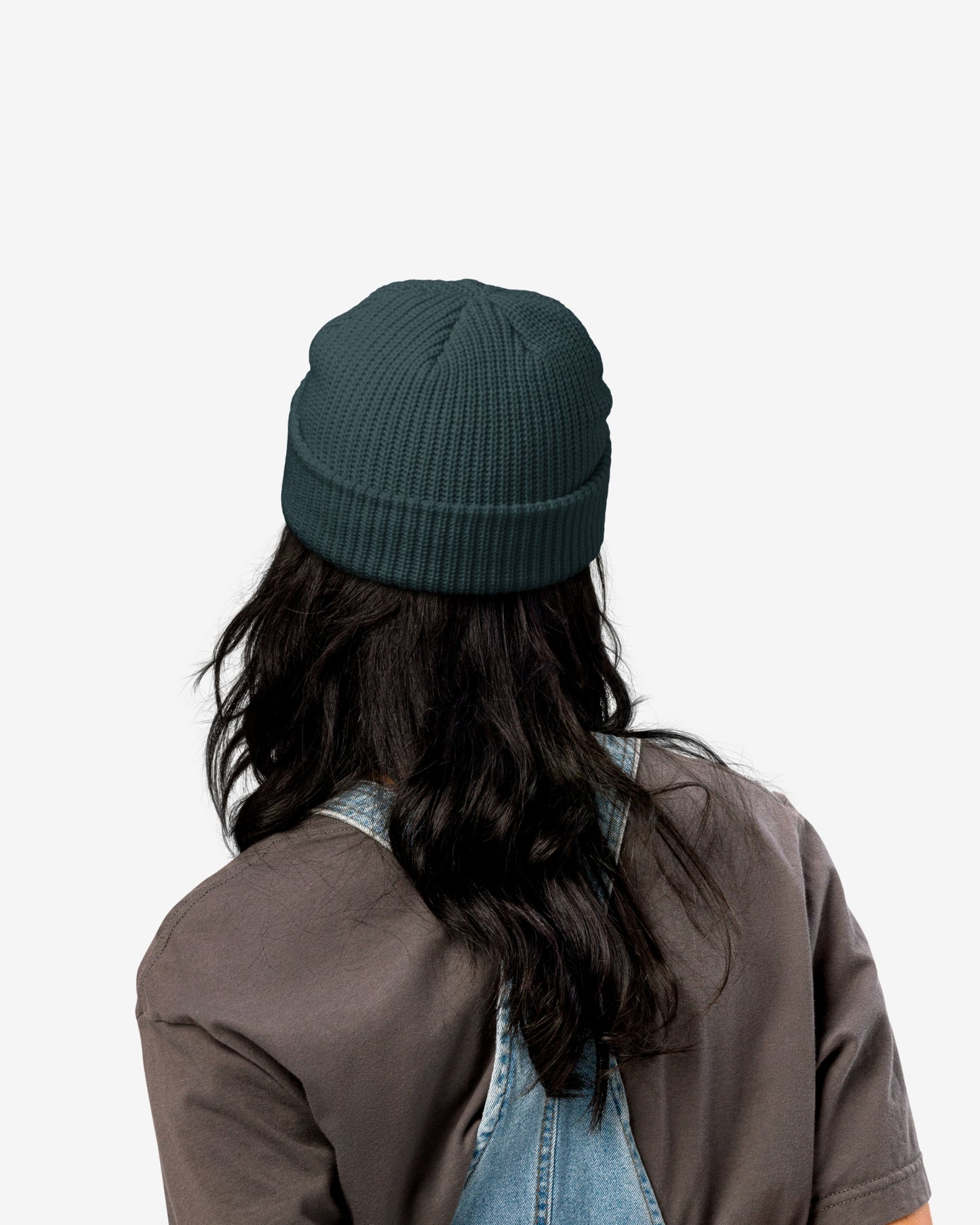 DEEP BLUE PEACH BEANIE