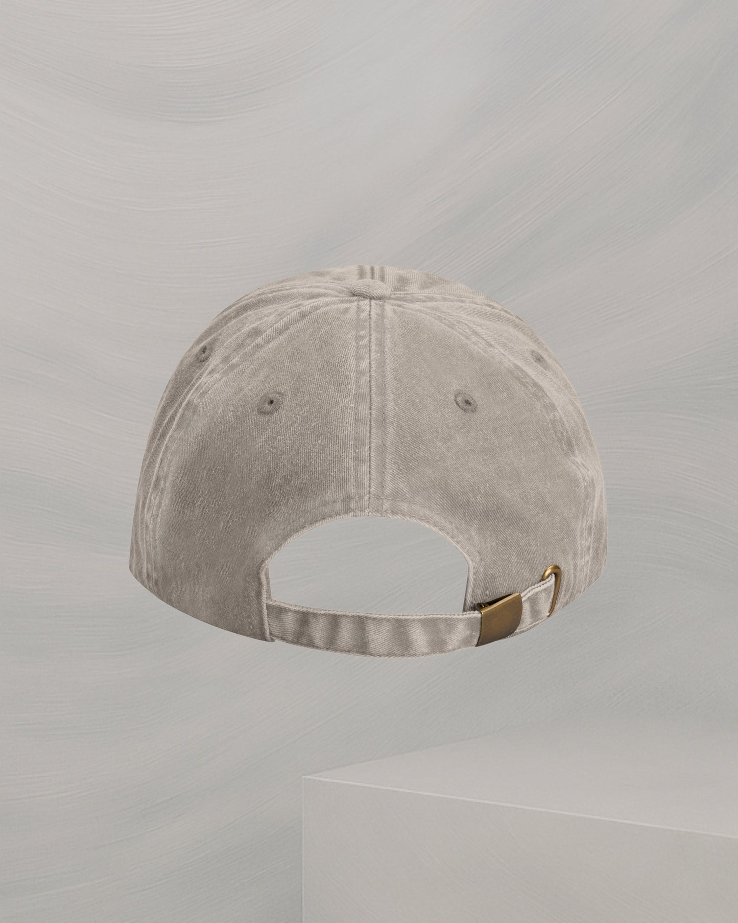 CASQUETTE BEIGE EN COTON BROSSÉ