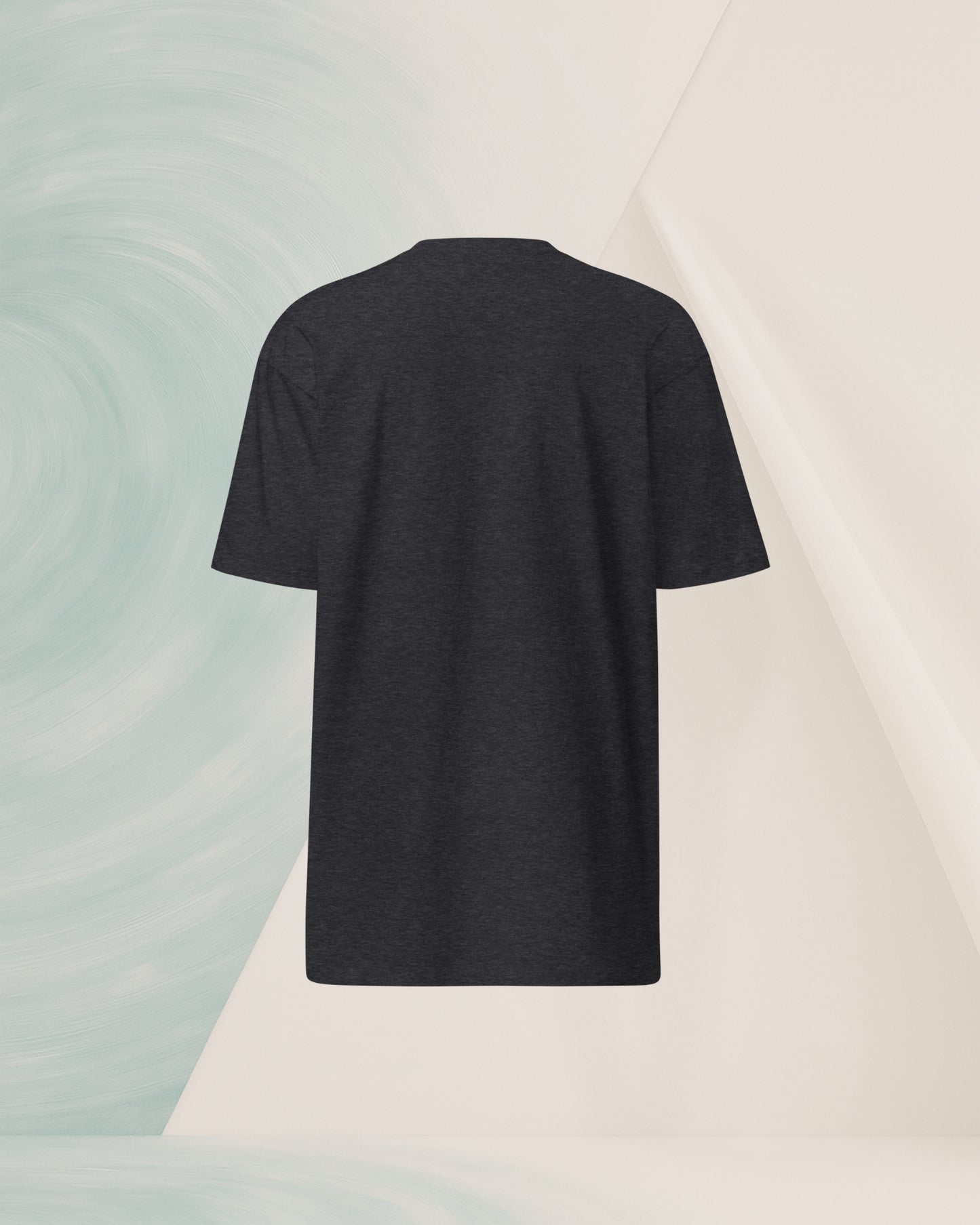 HEAVYWEIGHT CHARCOAL COMBED COTTON T-SHIRT
