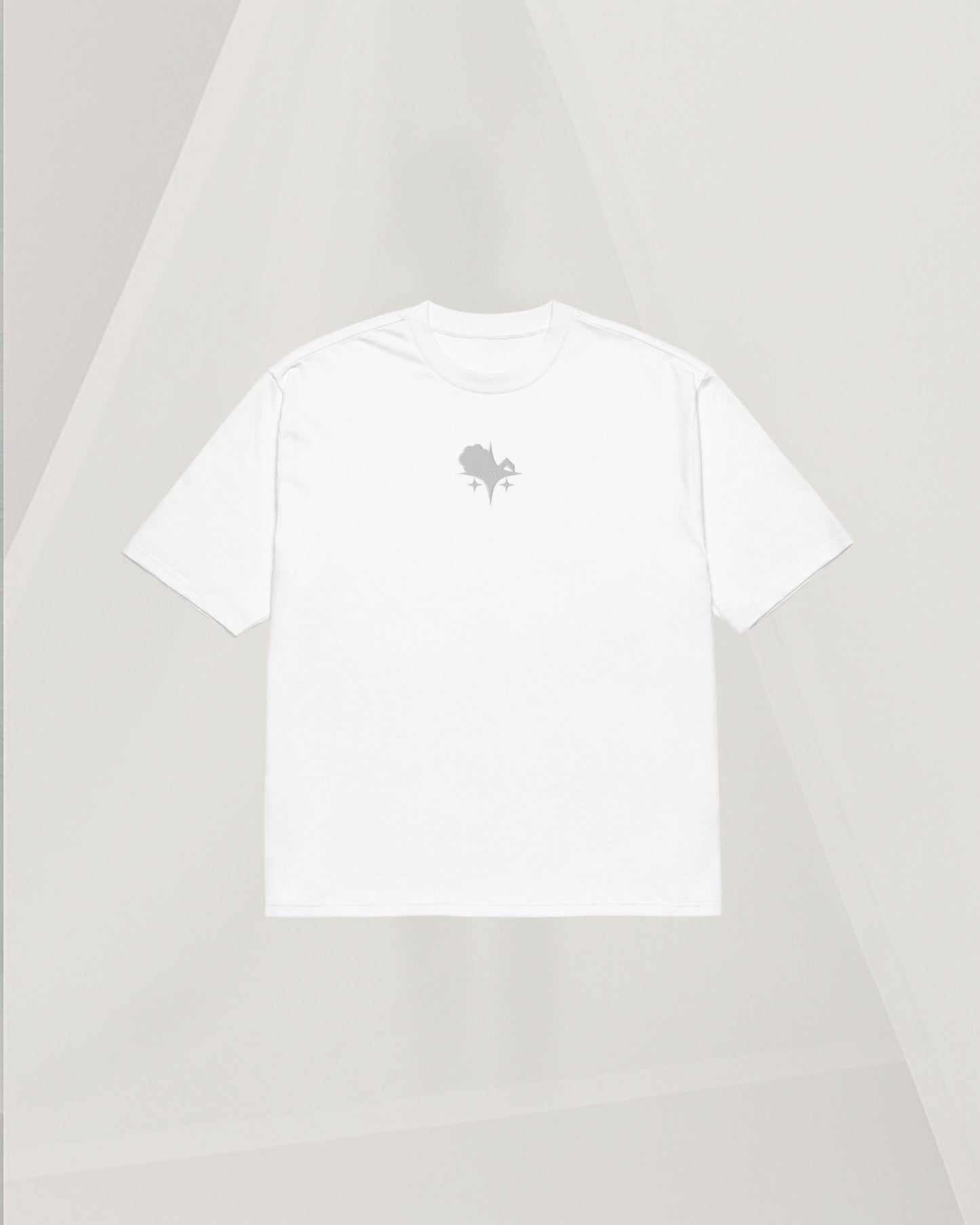 OVERSIZED WHITE T-SHIRT IN THICK COTTON