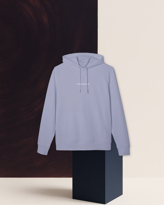 HOODIE MAUVE EN COTON