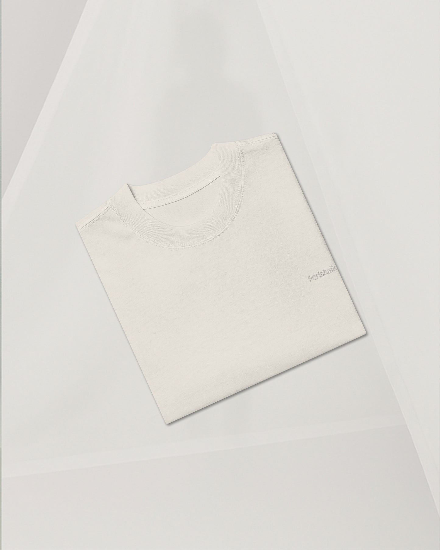 SIGNED BEIGE OS T-SHIRT IN CARDED COTTON
