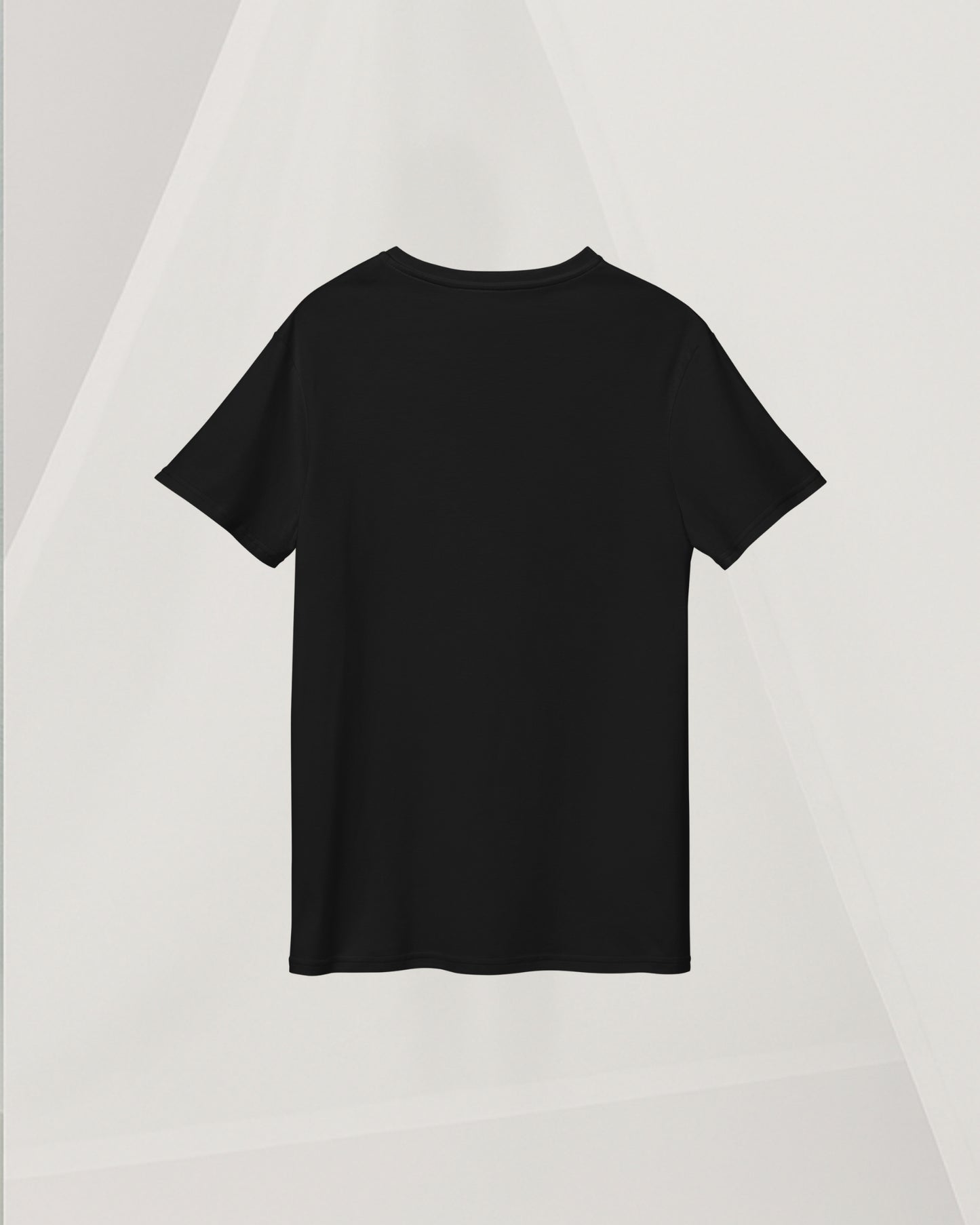 BLACK COTTON T-SHIRT