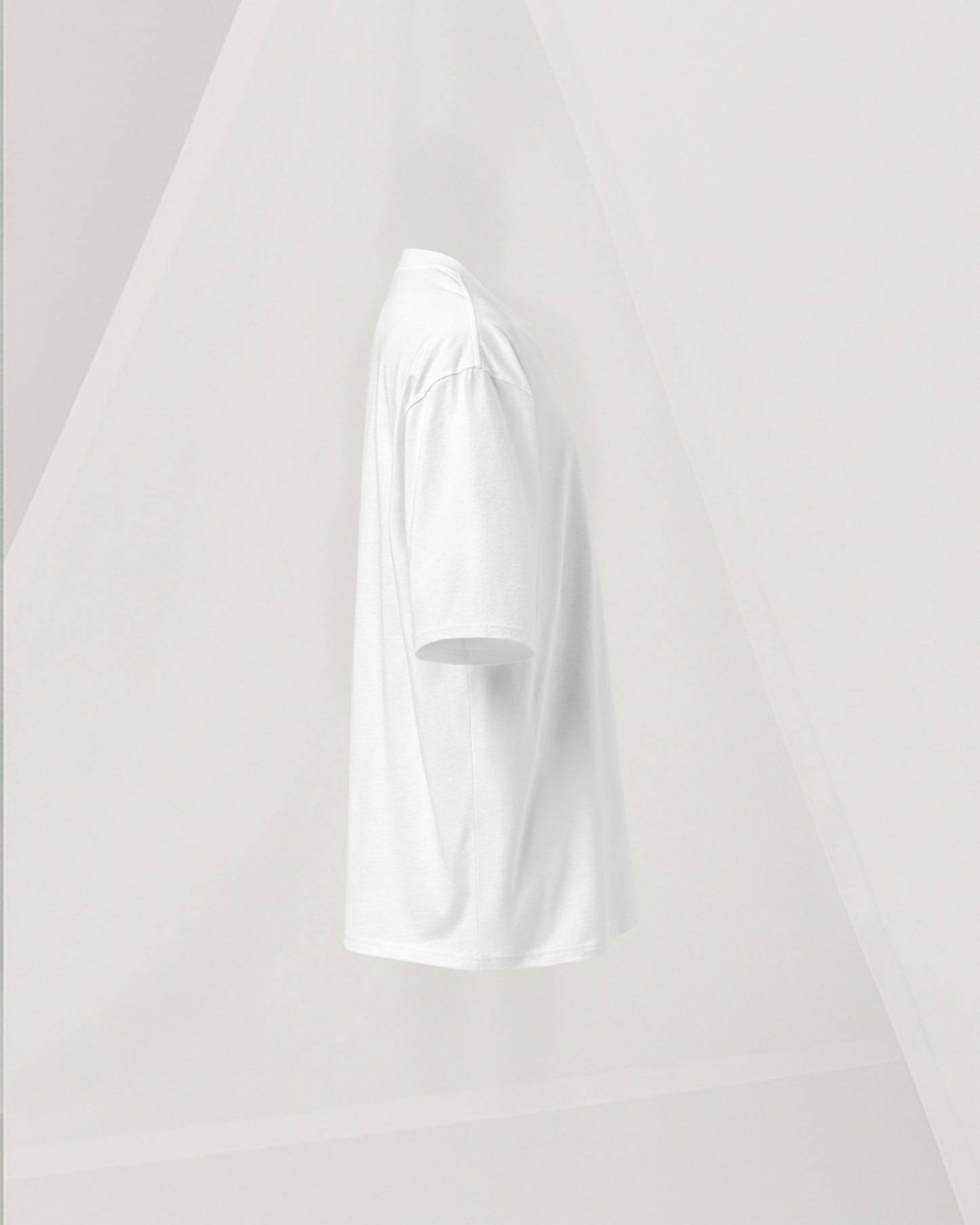 OVERSIZED WHITE T-SHIRT IN THICK COTTON