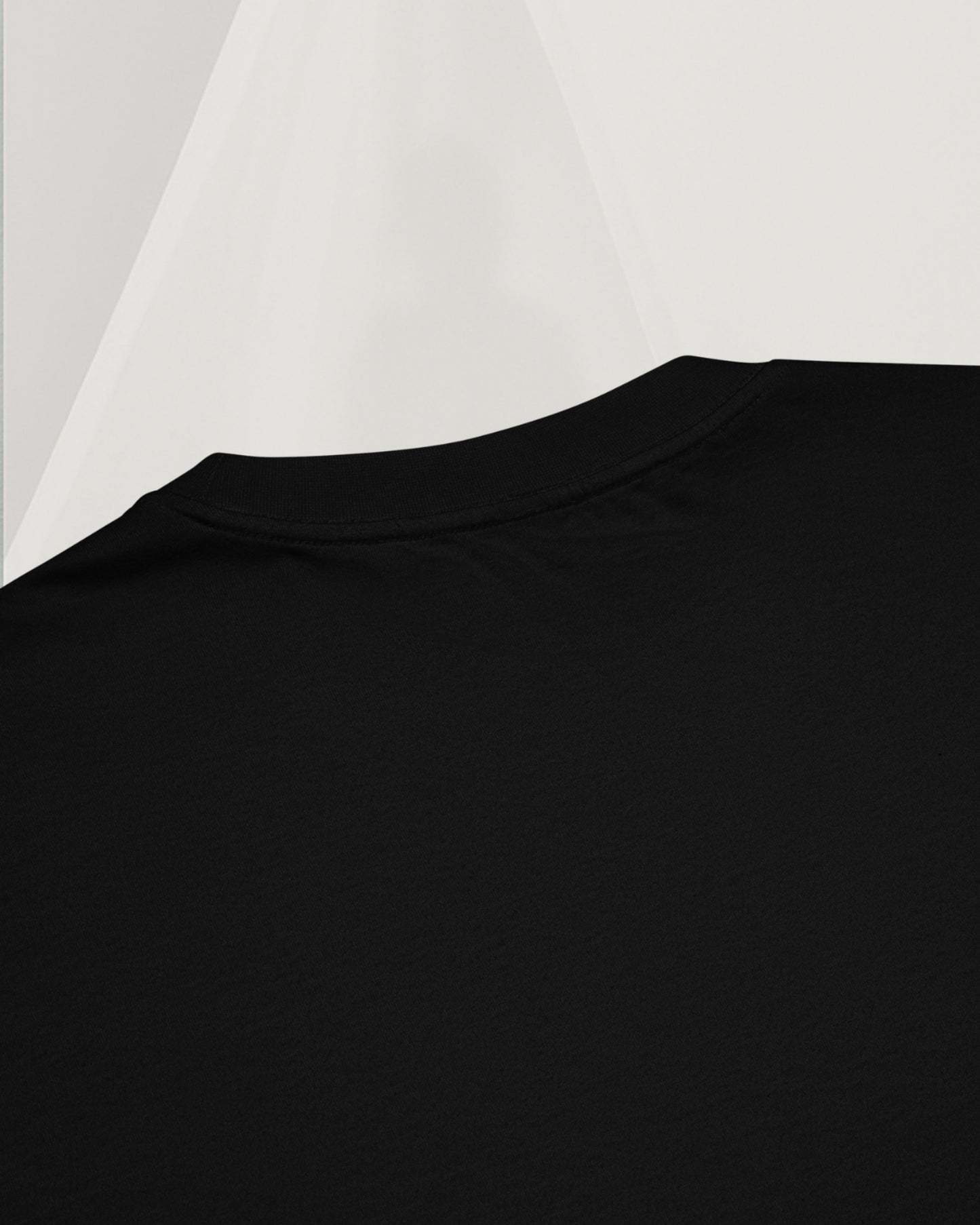 OVERSIZED BLACK T-SHIRT IN THICK COTTON